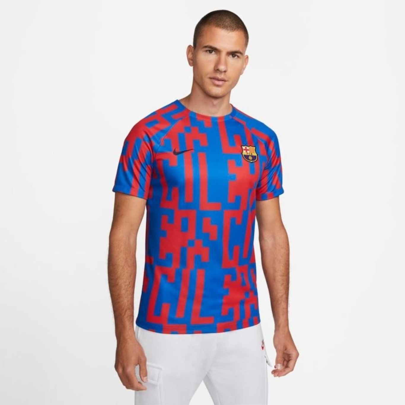 Camiseta Barcelona Home Nike - Masculina - Foto 1