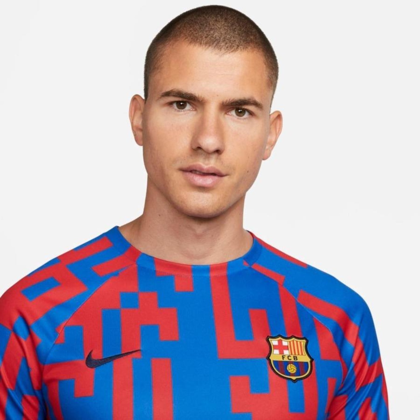 Camiseta Barcelona Home Nike - Masculina - Foto 3