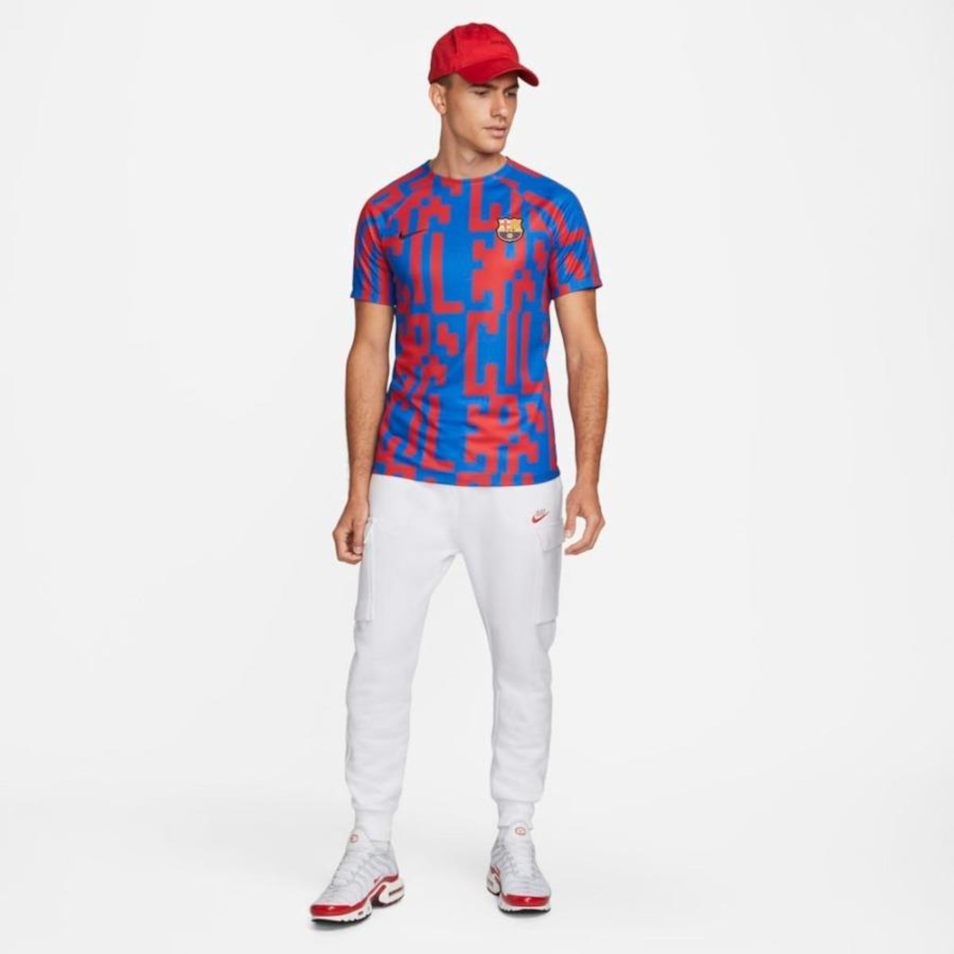 Camiseta Barcelona Home Nike - Masculina - Foto 4