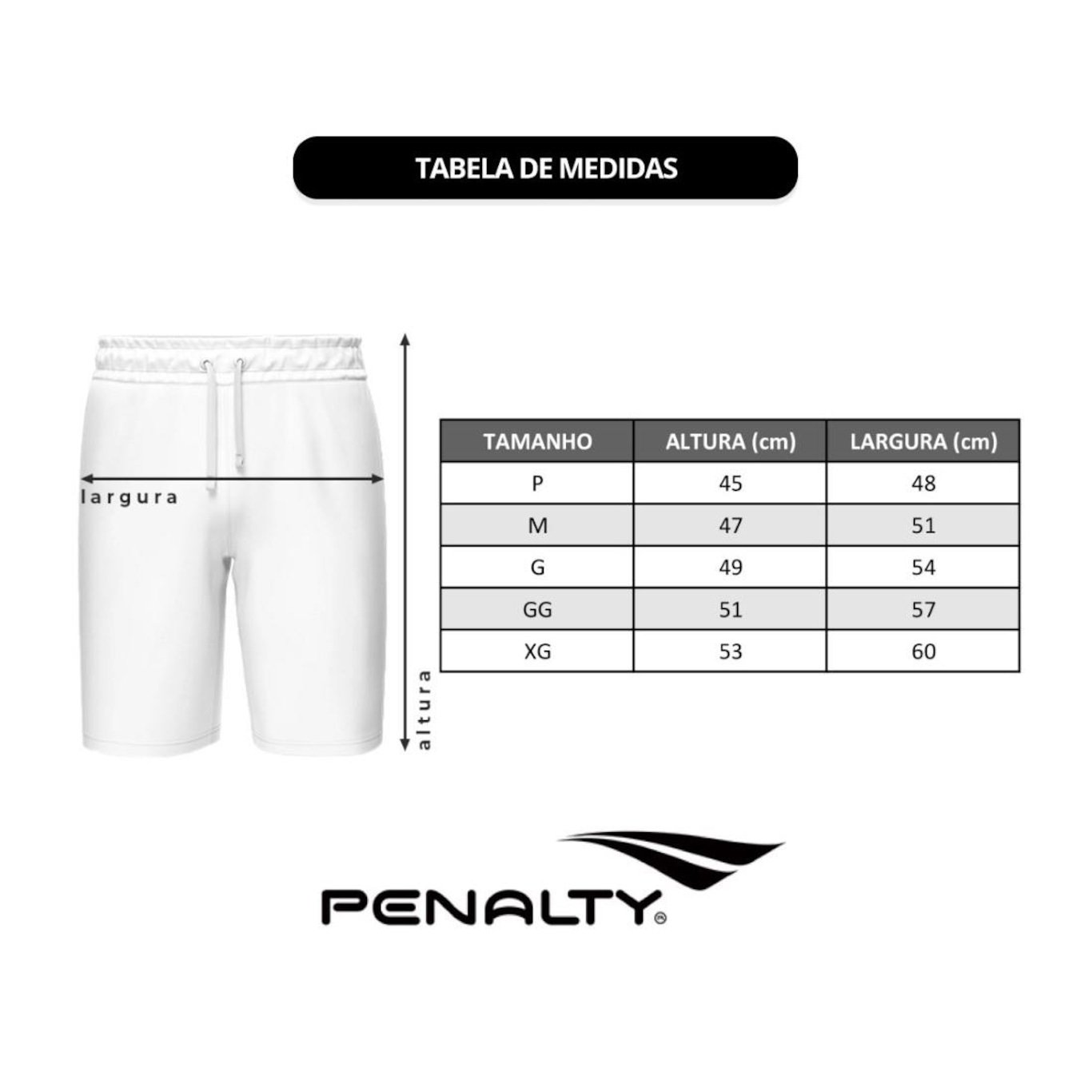 Kit Conjunto Penalty Camisa X + Calção X - Masculino - Foto 5