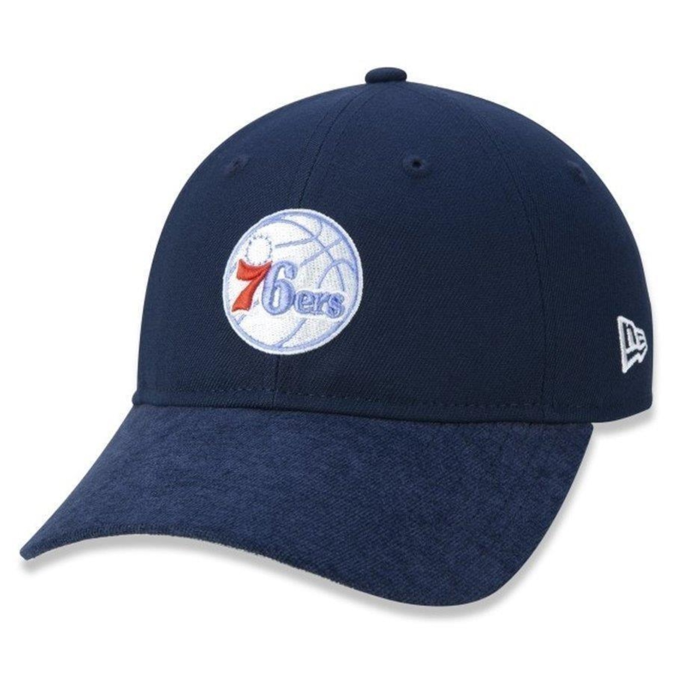 Boné Aba Curva New Era 9twenty NBA Philadelphia 76ers - Strapback - Adulto - Foto 1