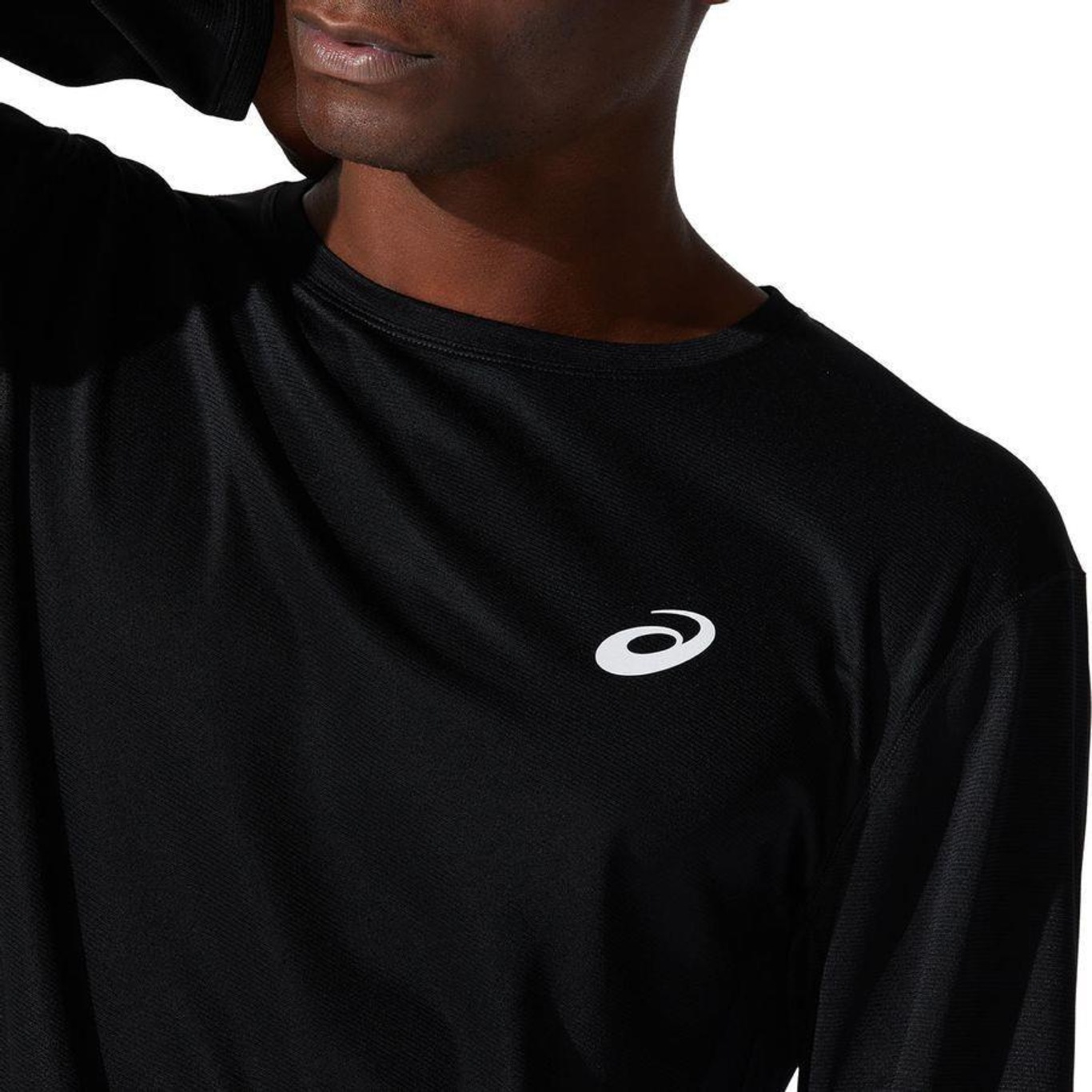 Camiseta Asics Manga Longa Silver Top - Masculina - Foto 4