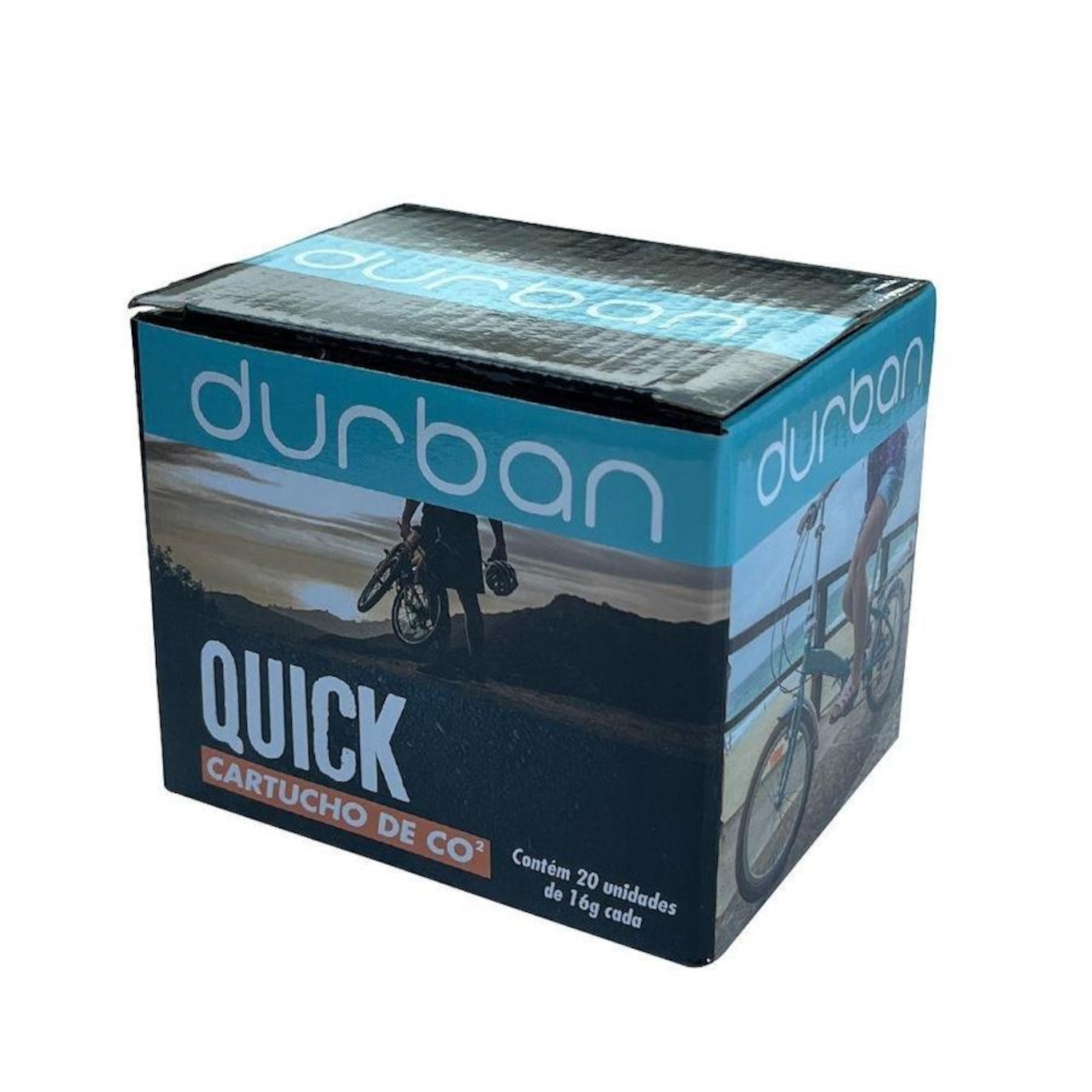 Kit de Cartuchos de Co2 Durban Quick Para Pneu Bike - 16g - 20 unidades - Foto 1