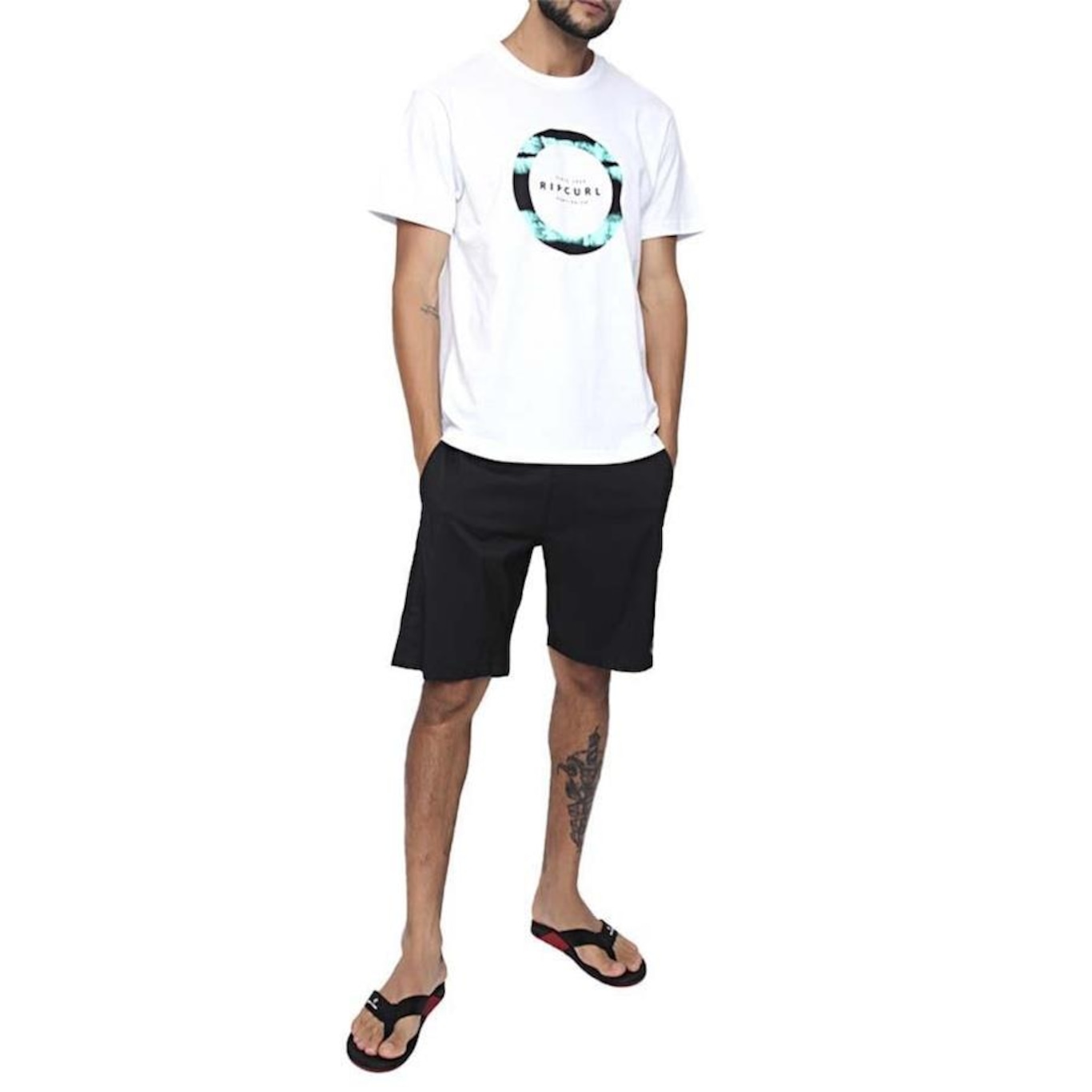 Camiseta Rip Curl Circle 10M Filter Tee - Masculina - Foto 2