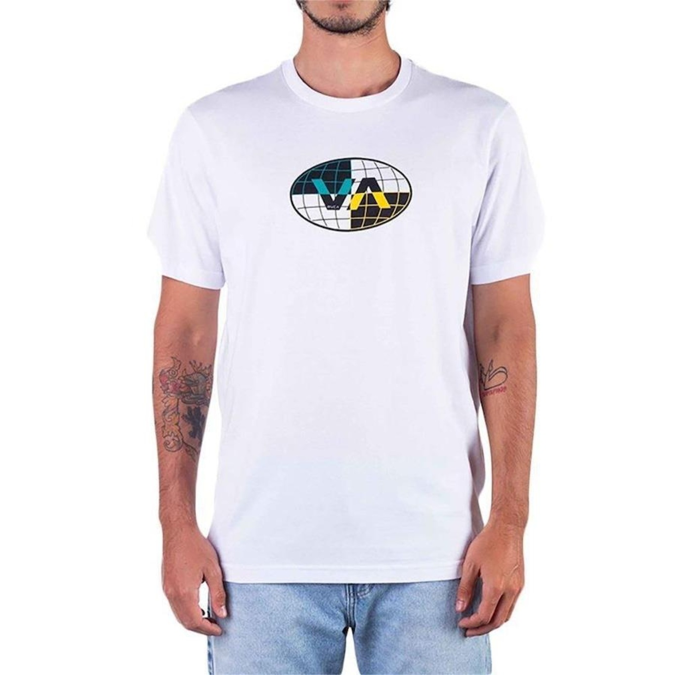 Camiseta RVCA Global Inc - Masculina - Foto 1