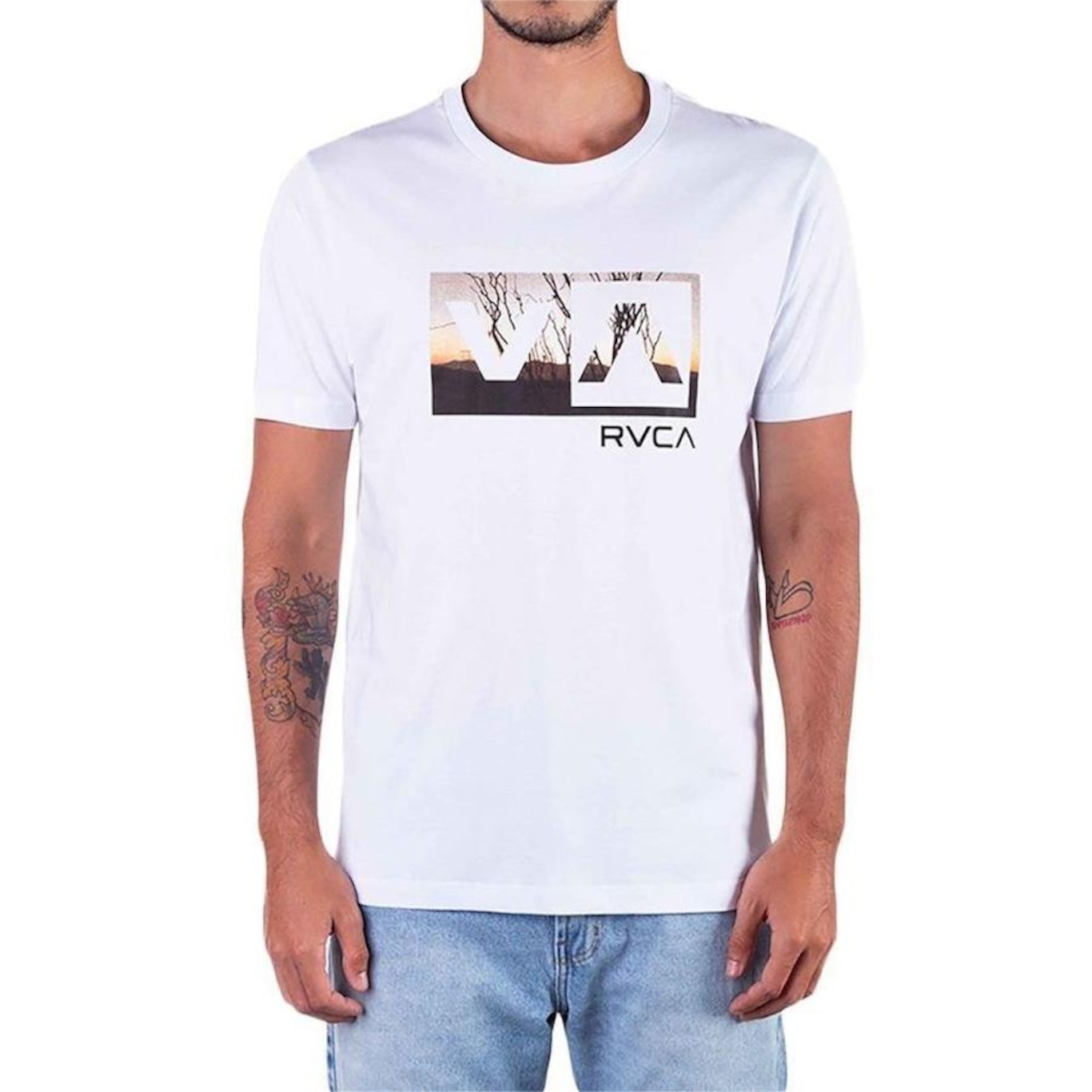 Camiseta RVCA Balance Box - Masculina - Foto 1