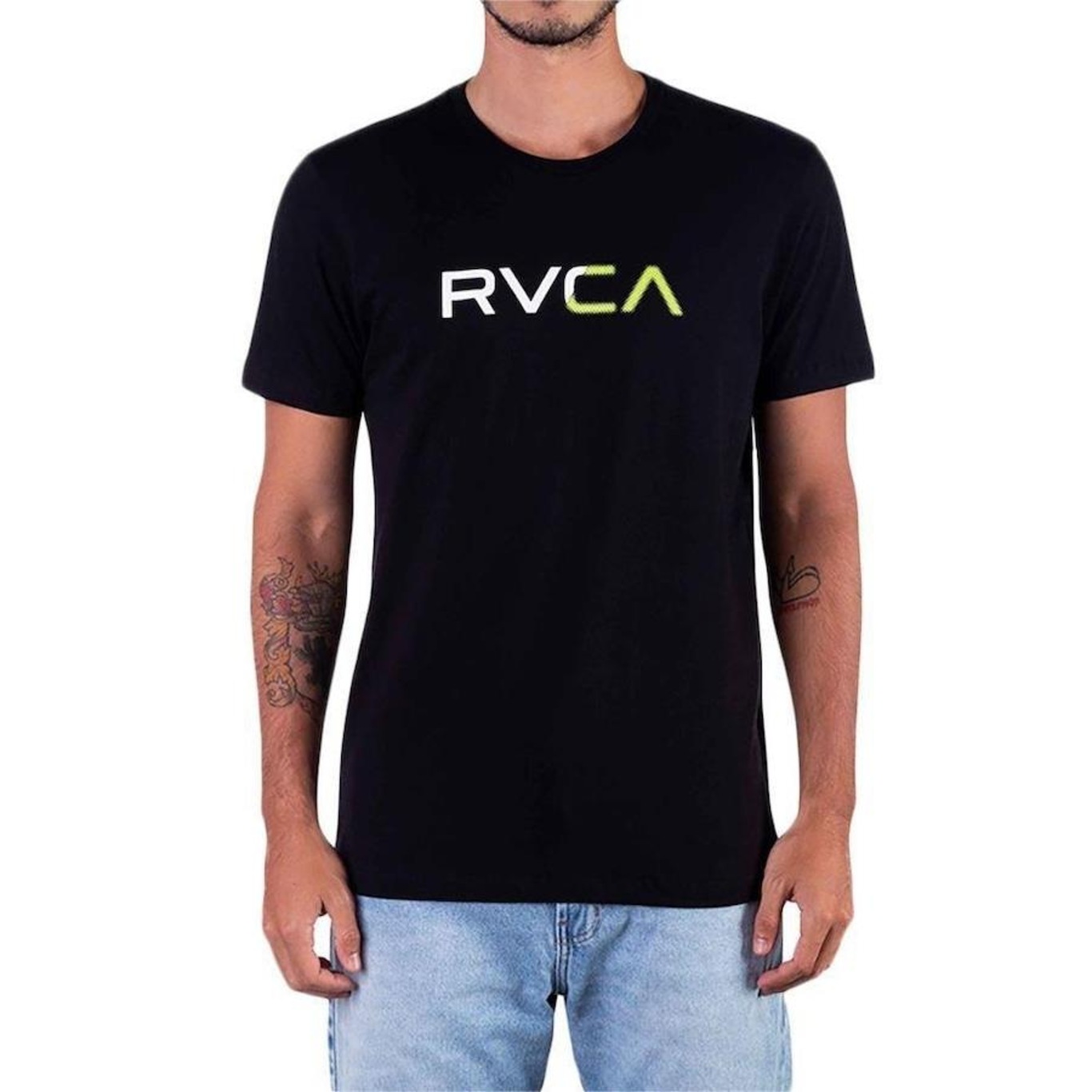 Camiseta RVCA Scanner - Masculina - Foto 1