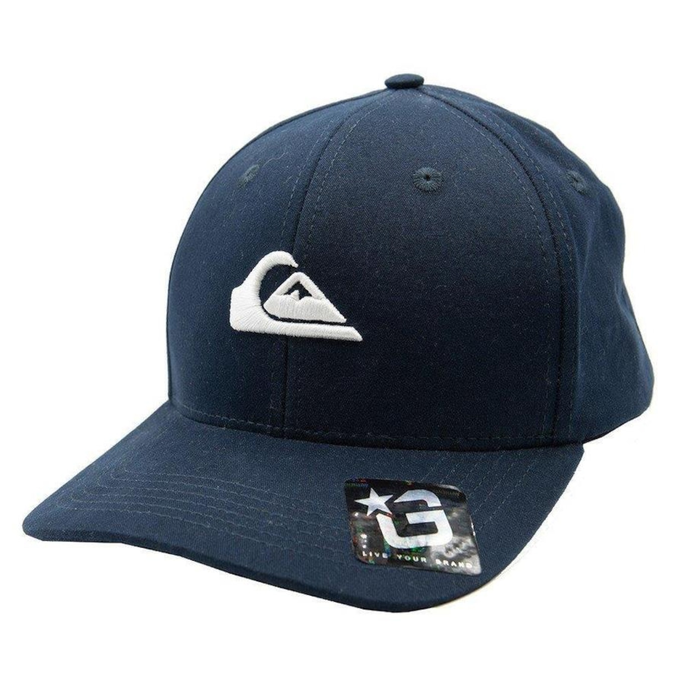 Boné Quiksilver Aba Curva Decades - Snapback - Adulto - Foto 1