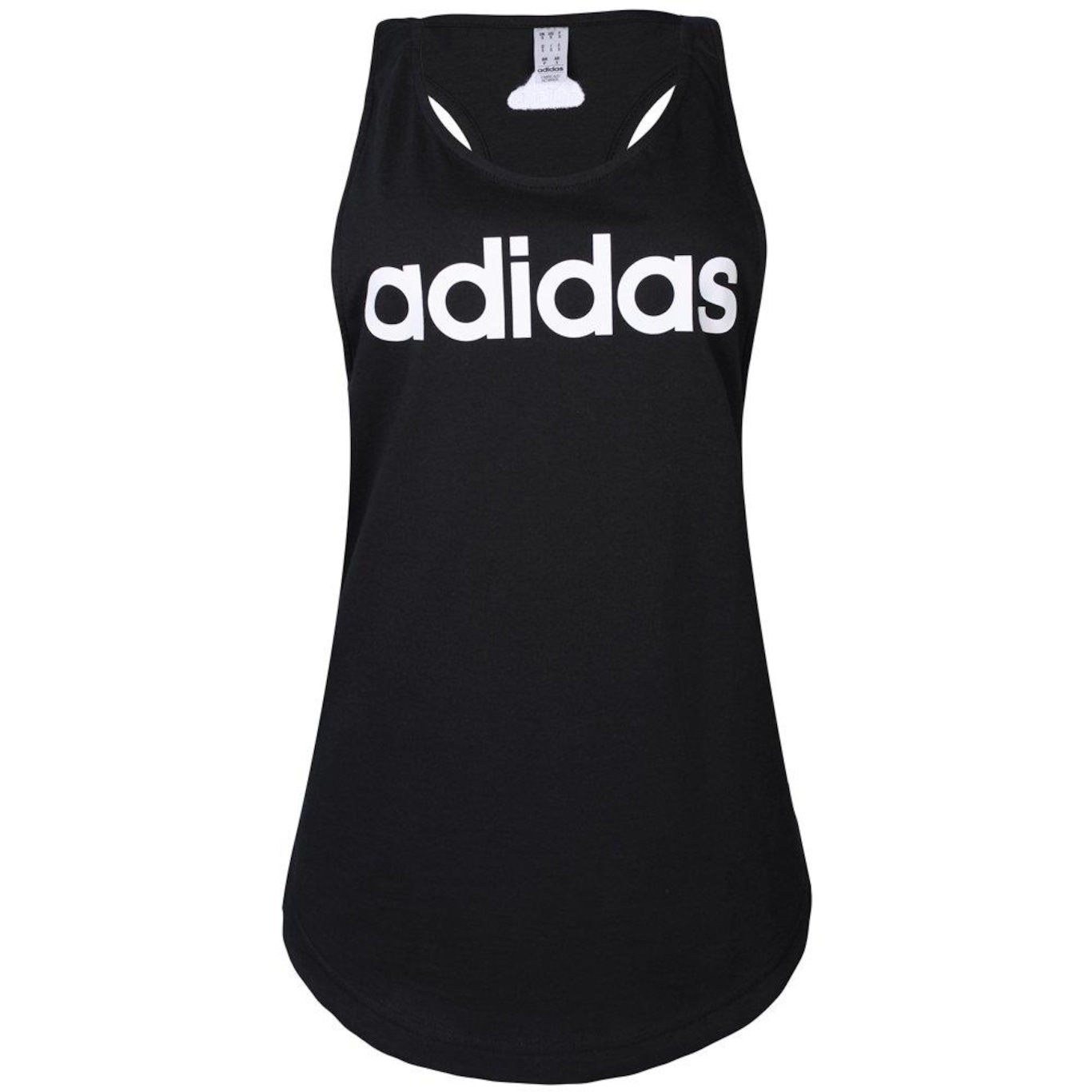 Camiseta Regata adidas Logo Linear - Feminina - Foto 1