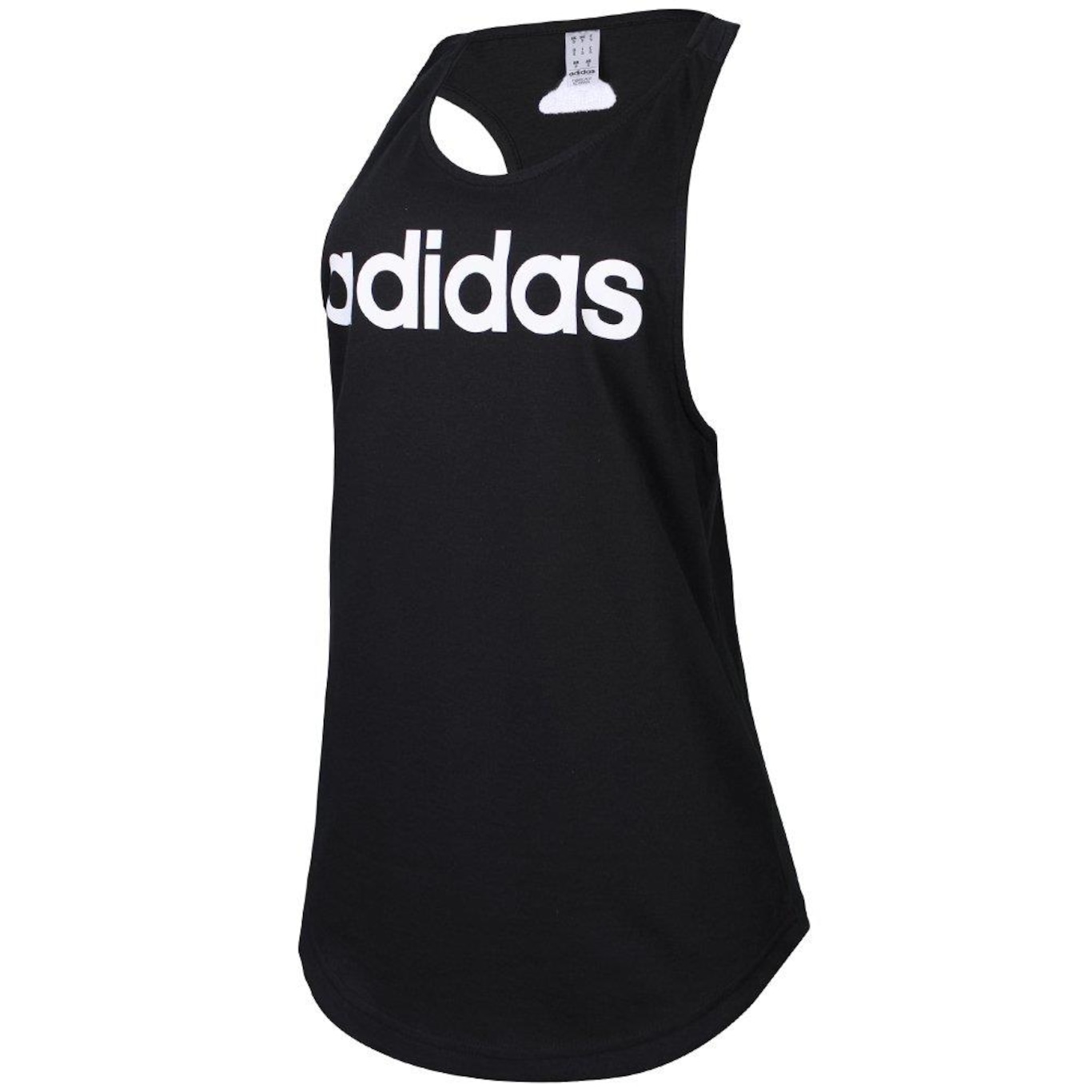 Camiseta Regata adidas Logo Linear - Feminina - Foto 3