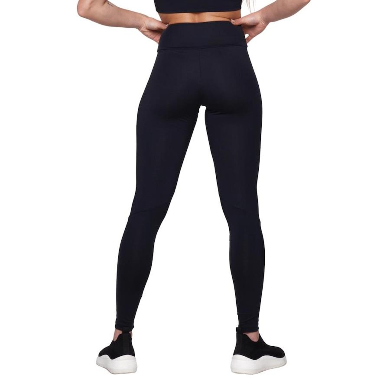 Calça Legging AVA Fitness Wear Suplex Poliamida Com Tecido Texturizado - Feminina - Foto 3