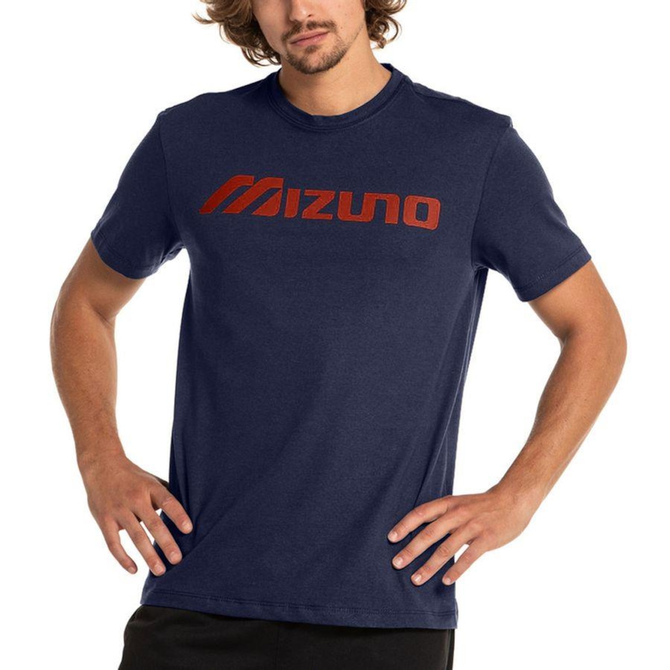 Camiseta Mizuno Big Logo - Masculina - Foto 1