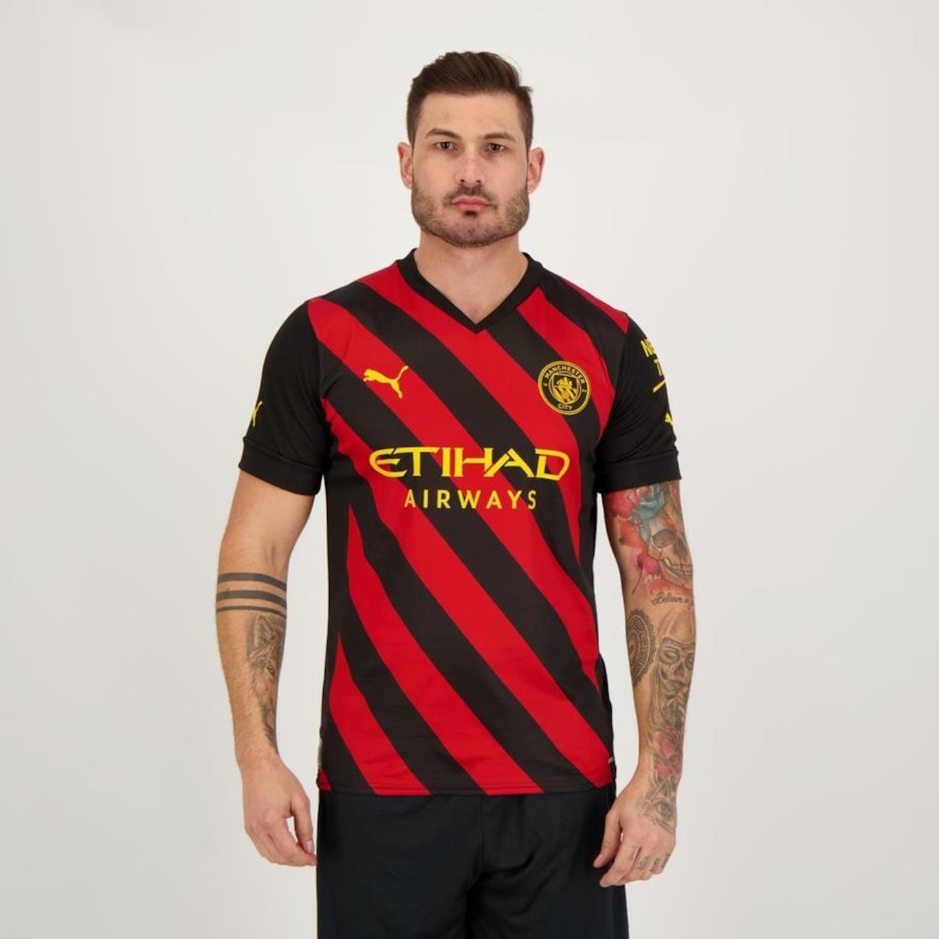 Camisa Puma Manchester City Away 2023 - Masculina - Foto 2