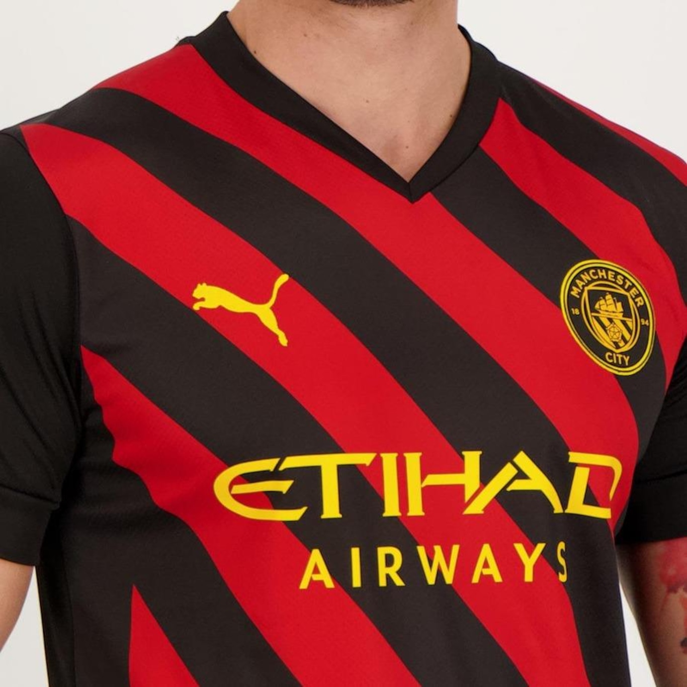 Camisa Puma Manchester City Away 2023 - Masculina - Foto 4