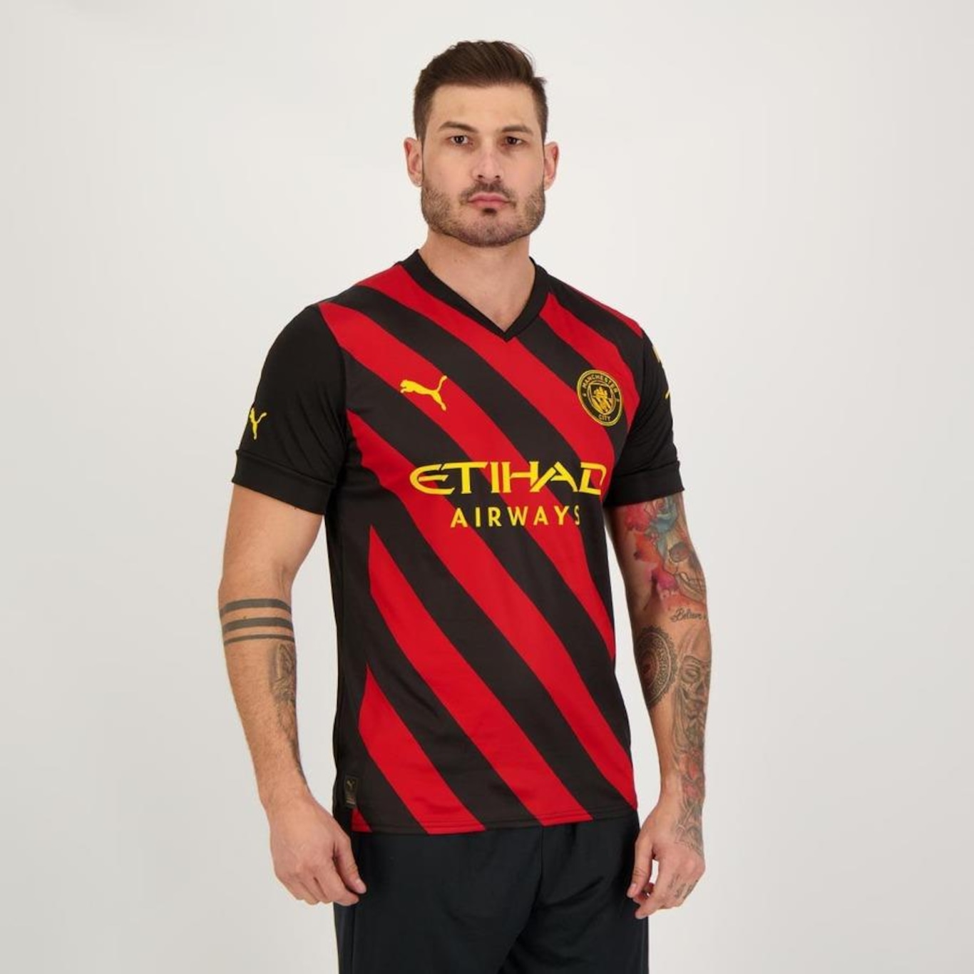 Camisa Puma Manchester City Away 2023 - Masculina - Foto 5