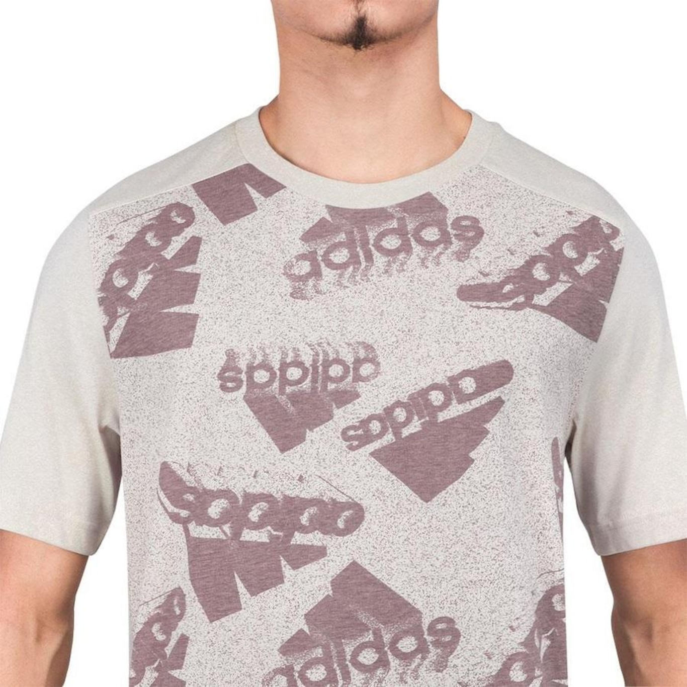 Camiseta adidas AOP Brand Love - Masculina - Foto 2