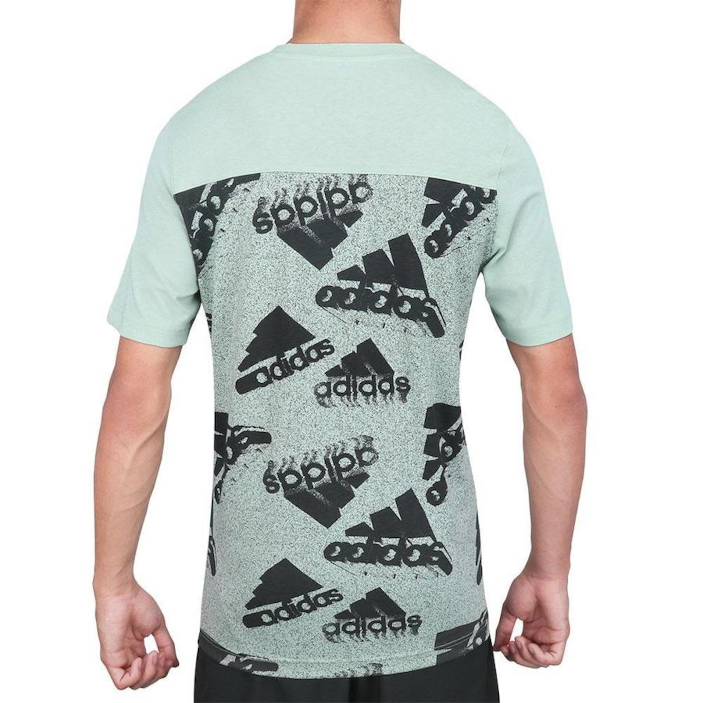 Camiseta adidas AOP Brand Love - Masculina - Foto 4