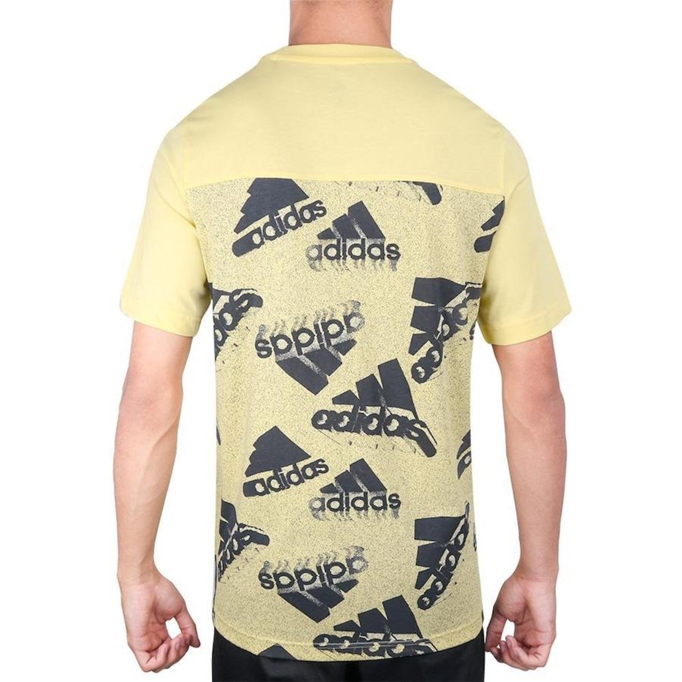 Camiseta adidas AOP Brand Love - Masculina - Foto 4