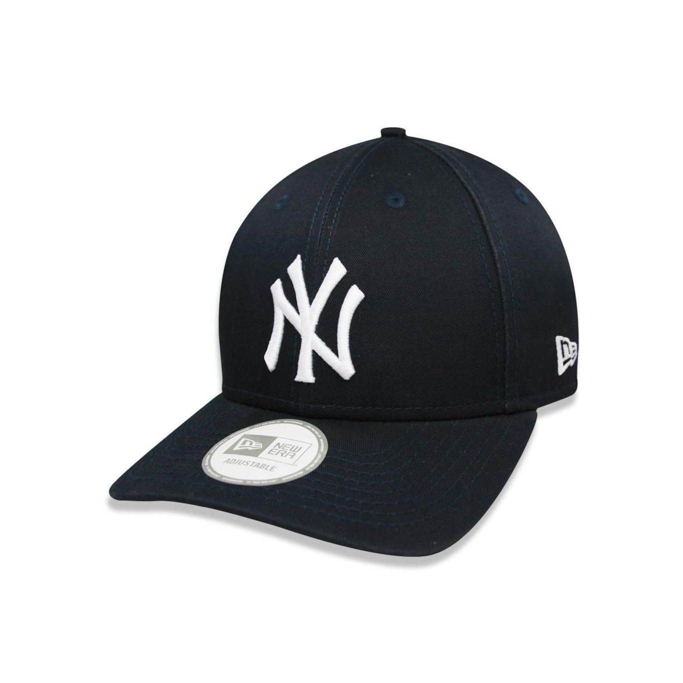 Boné Aba Curva New Era 9Forty MLB New York Yankees - Ajustável - Adulto - Foto 2