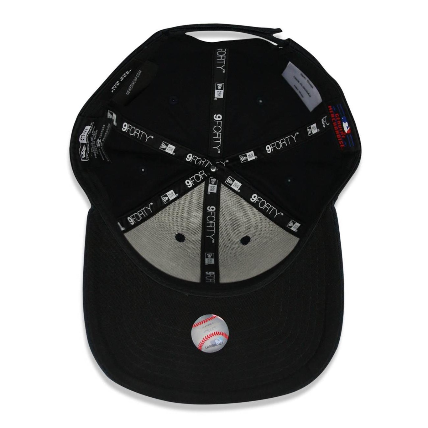 Boné Aba Curva New Era 9Forty MLB New York Yankees - Ajustável - Adulto - Foto 5