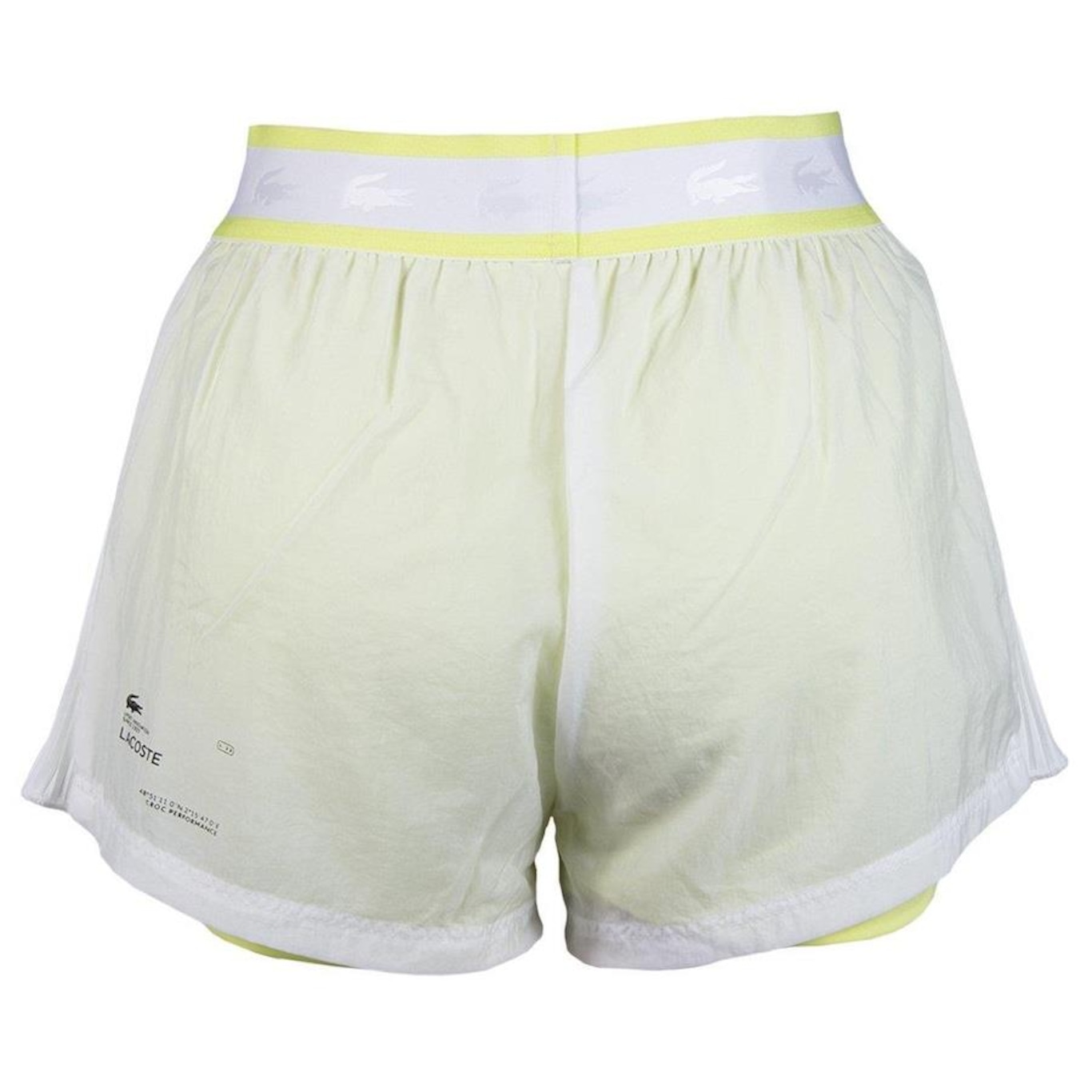 Shorts lacoste clearance feminino