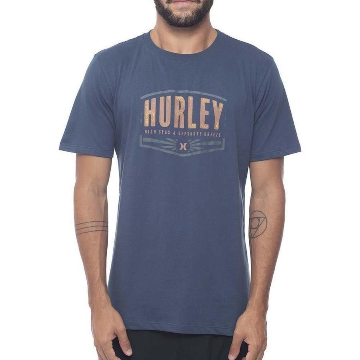 Camiseta Hurley Silk Outdoor - Masculina - Foto 1