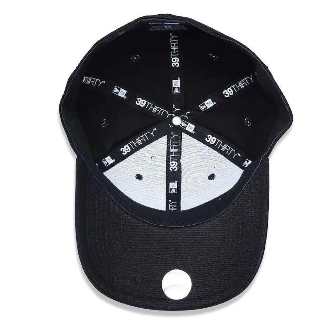 Boné New Era 39THIRTY MLB Los Angeles Dodgers HC Black on White - Fechado - Adulto - Foto 5