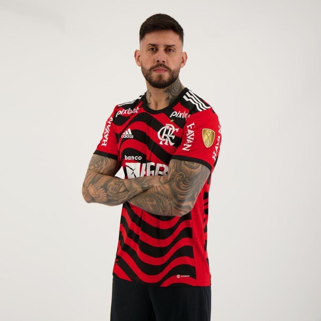 Camisa adidas Flamengo III 2022 Libertadores com Patrocínio - Masculina em  Promoção