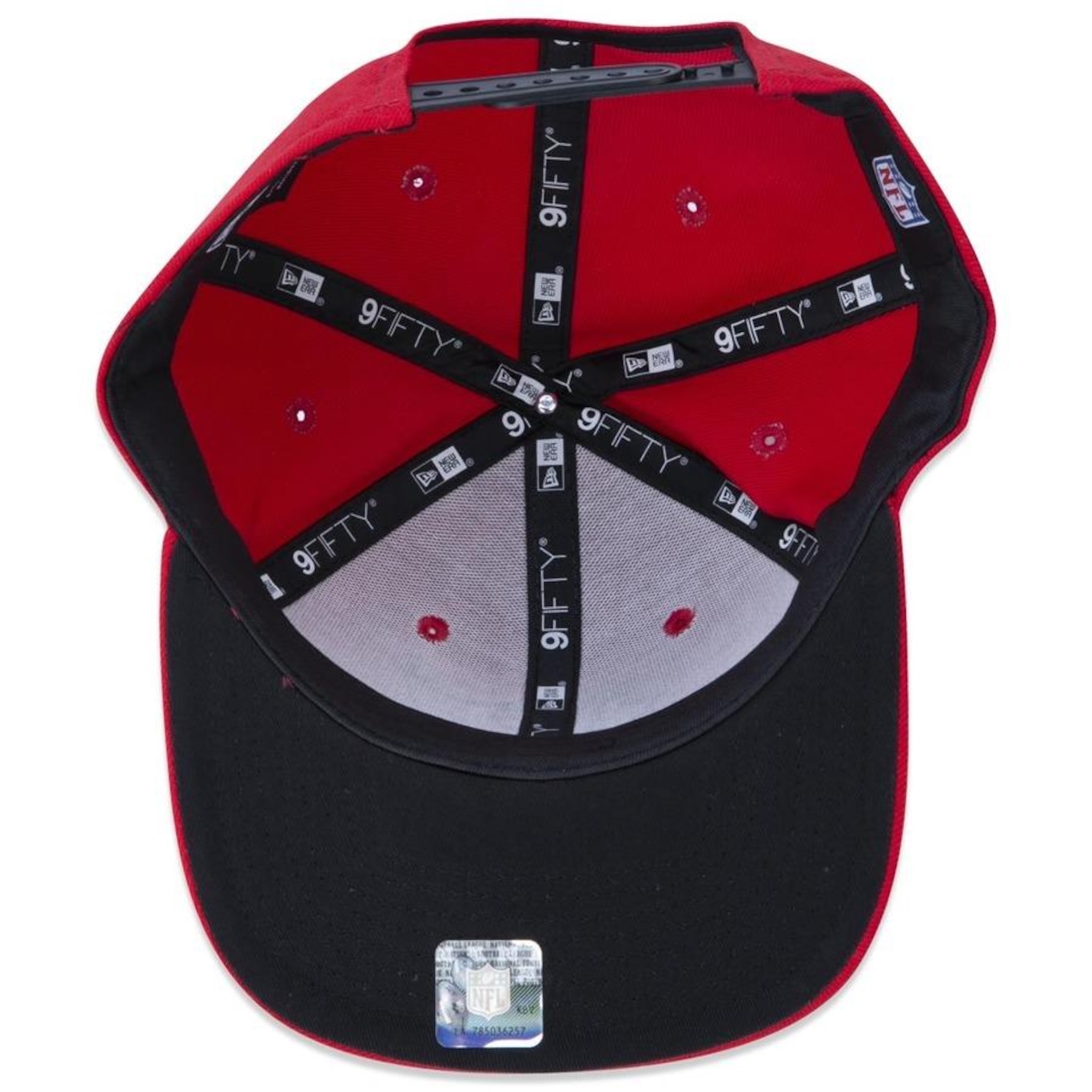 Boné Aba Reta New Era 9Fifty Original Fit Nfl Tampa Bay Buccaneers - Snapback - Adulto - Foto 5