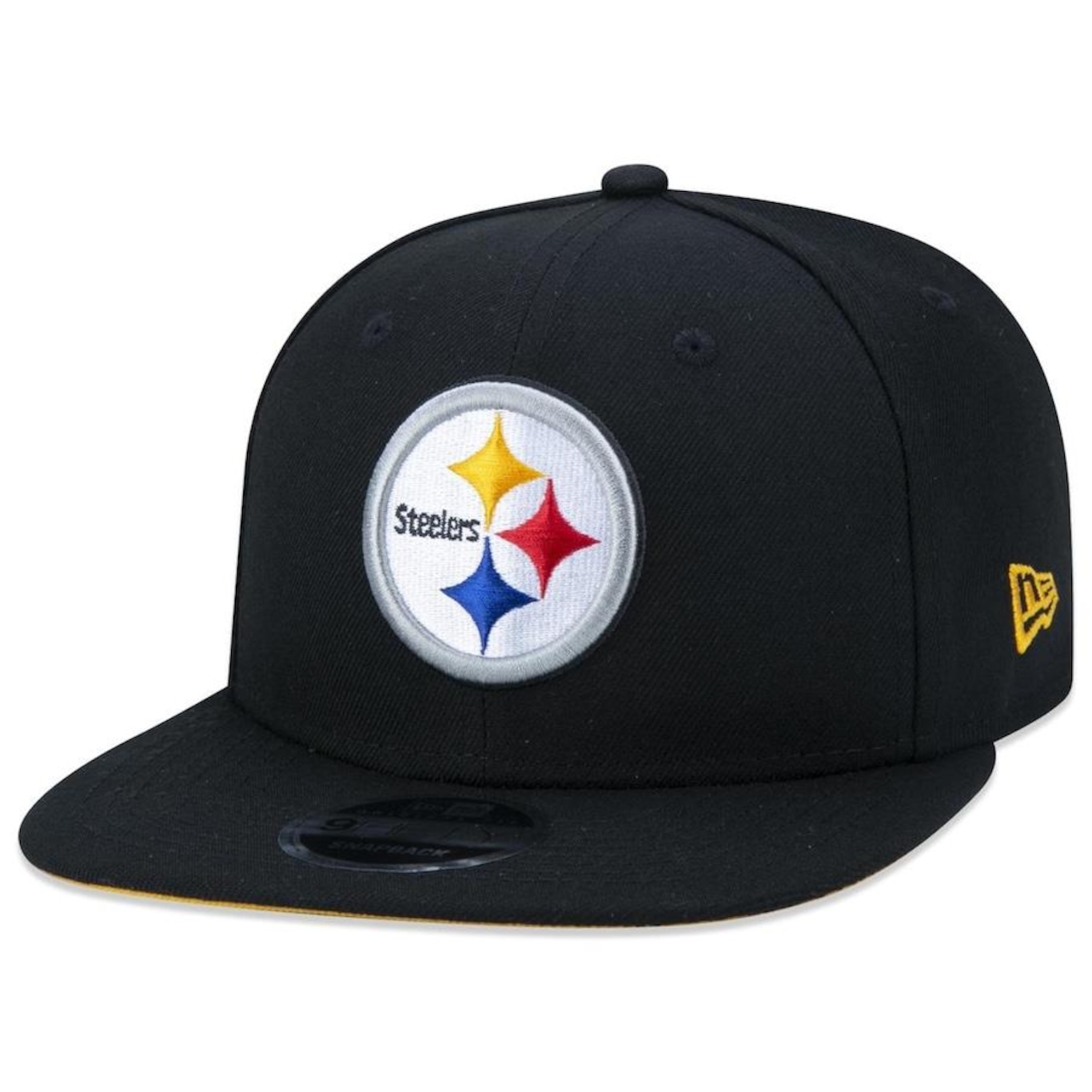 Boné Aba Reta New Era 9Fifty Original Fit Nfl Pittsburgh Steelers - Snapback - Adulto - Foto 1