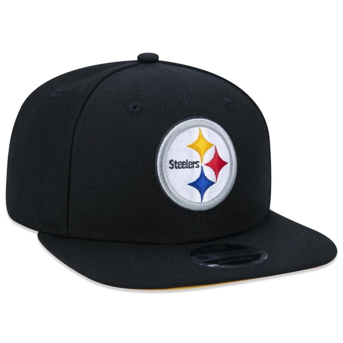 Boné Aba Reta New Era 9Fifty Original Fit Nfl Pittsburgh Steelers - Snapback - Adulto - Foto 3