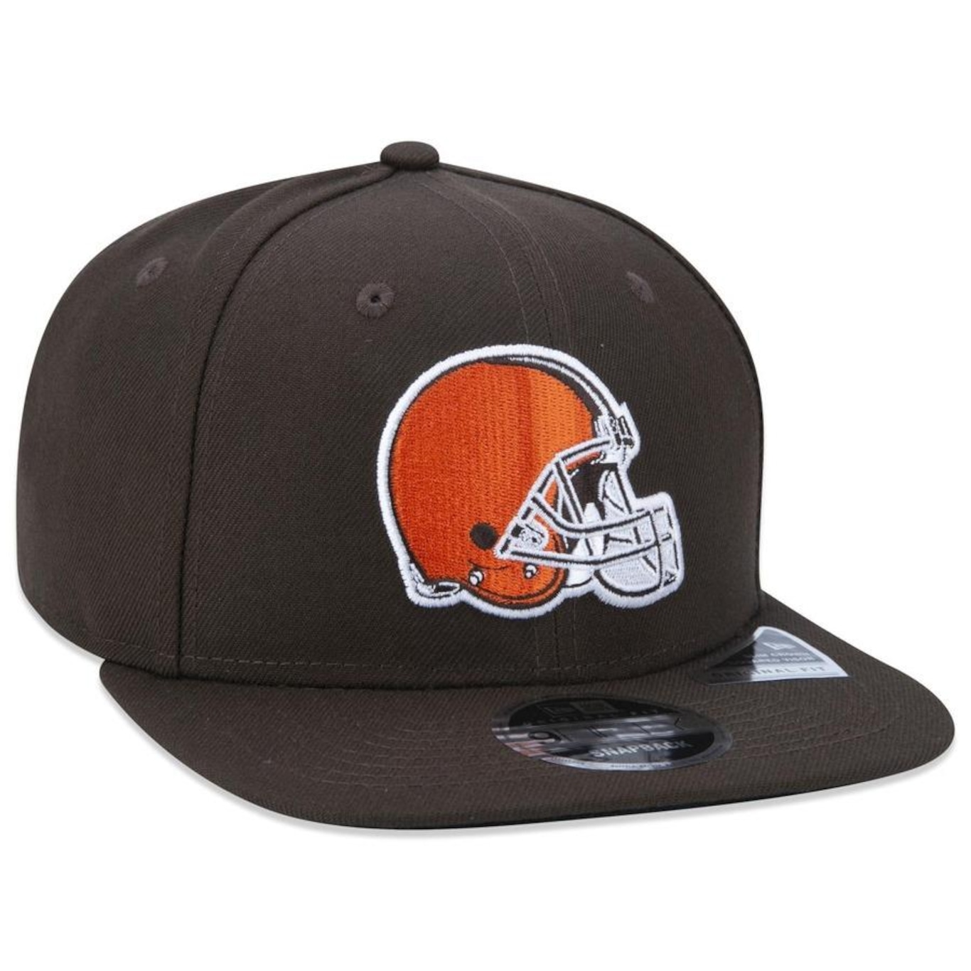 Boné Aba Reta New Era 9Fifty Original Fit Nfl Cleveland Browns - Snapback - Adulto - Foto 3