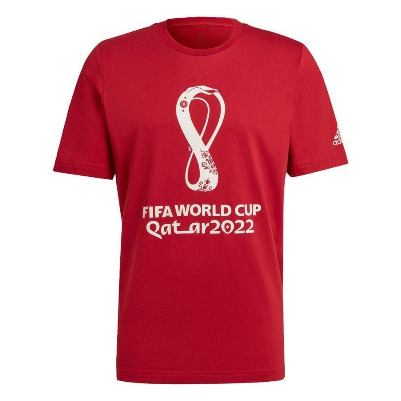 Camiseta adidas Estampada Copa do Mundo FIFA 2022™ - Masculina em Promoção