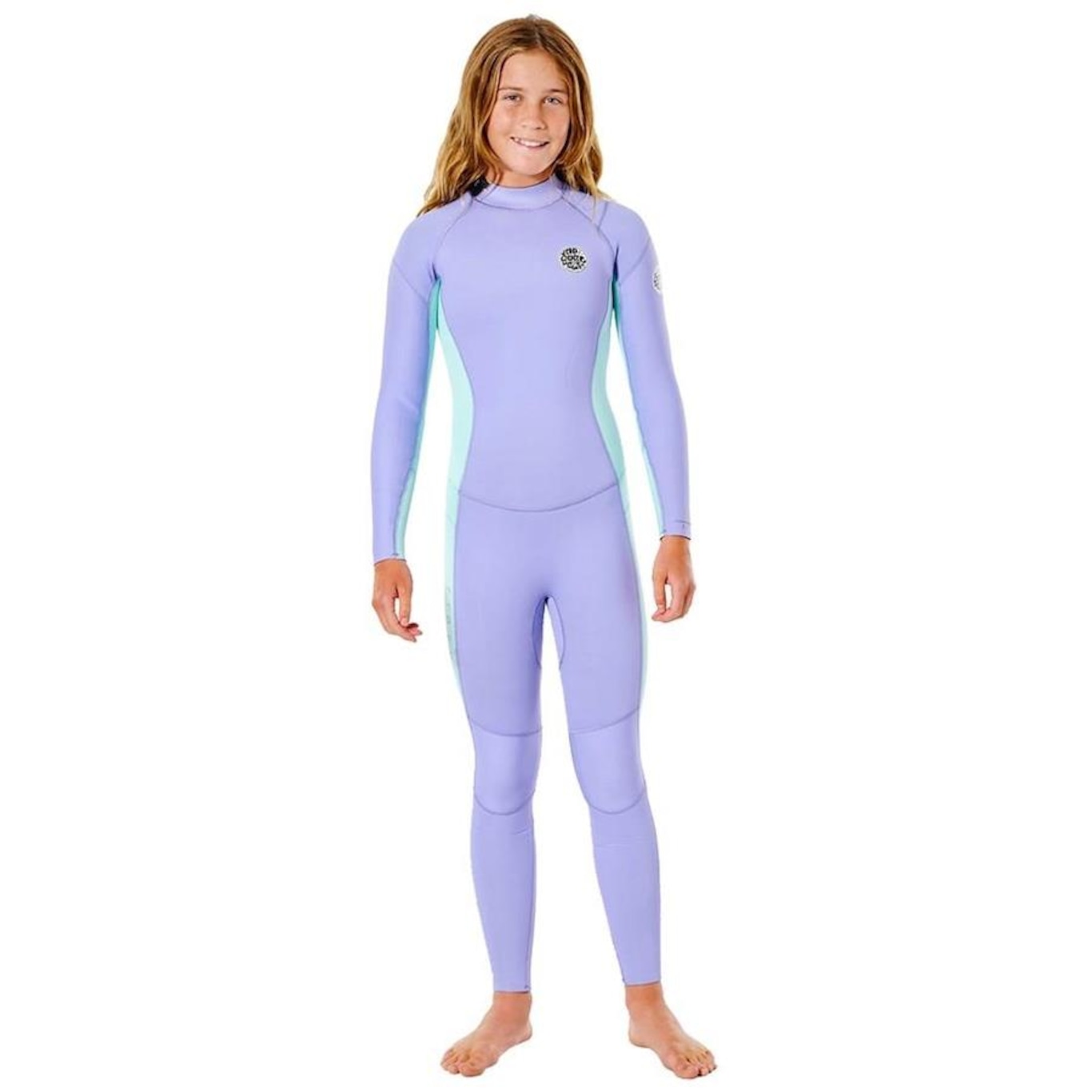 Long John Rip Curl Dawn Patrol Juvenil 3/2mm Back Zip Purple - Feminino - Foto 2