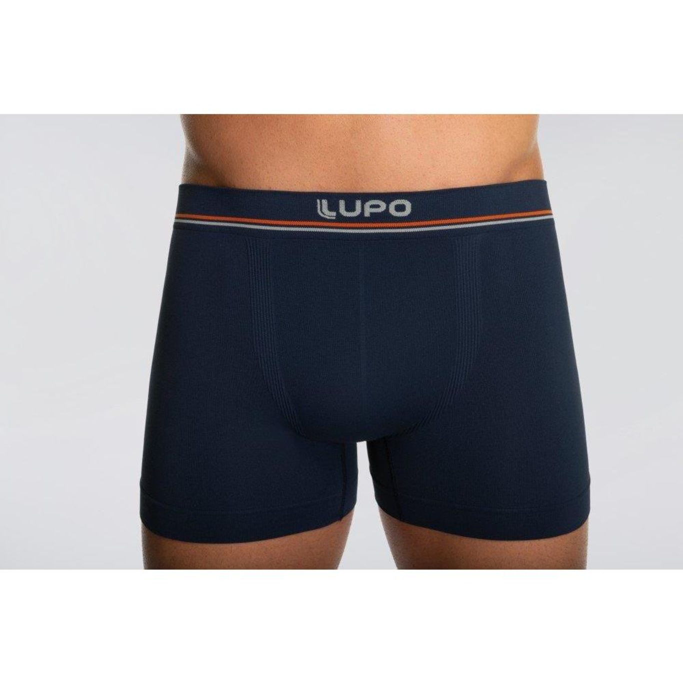 Cueca Boxer Lupo Esportiva sem Costura - Adulto - 5 unidades - Foto 4