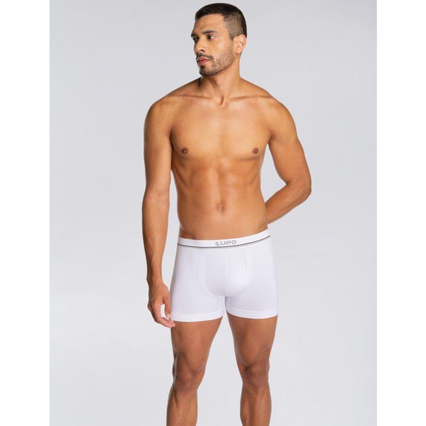 Cueca Boxer Lupo Esportiva sem Costura - Adulto - 5 unidades - Foto 5