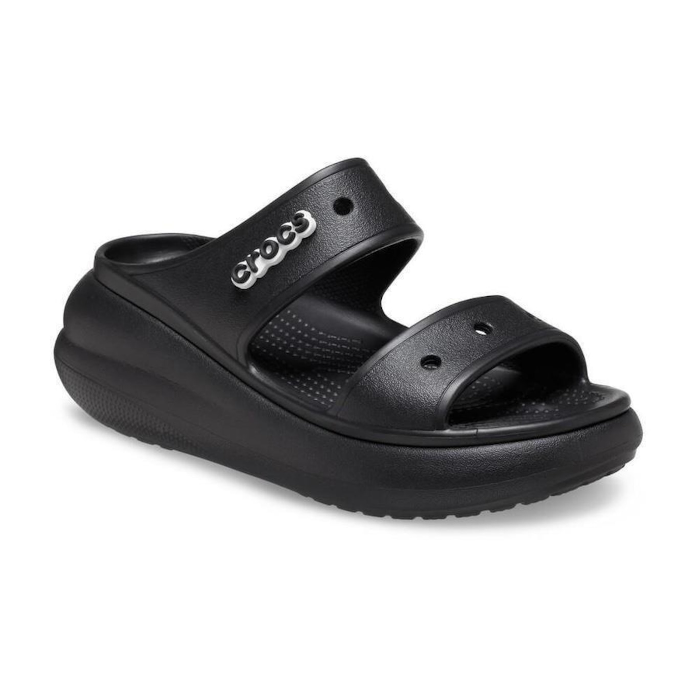 Sandália Crocs Classic Crush Platform Sandal - Feminina - Foto 2