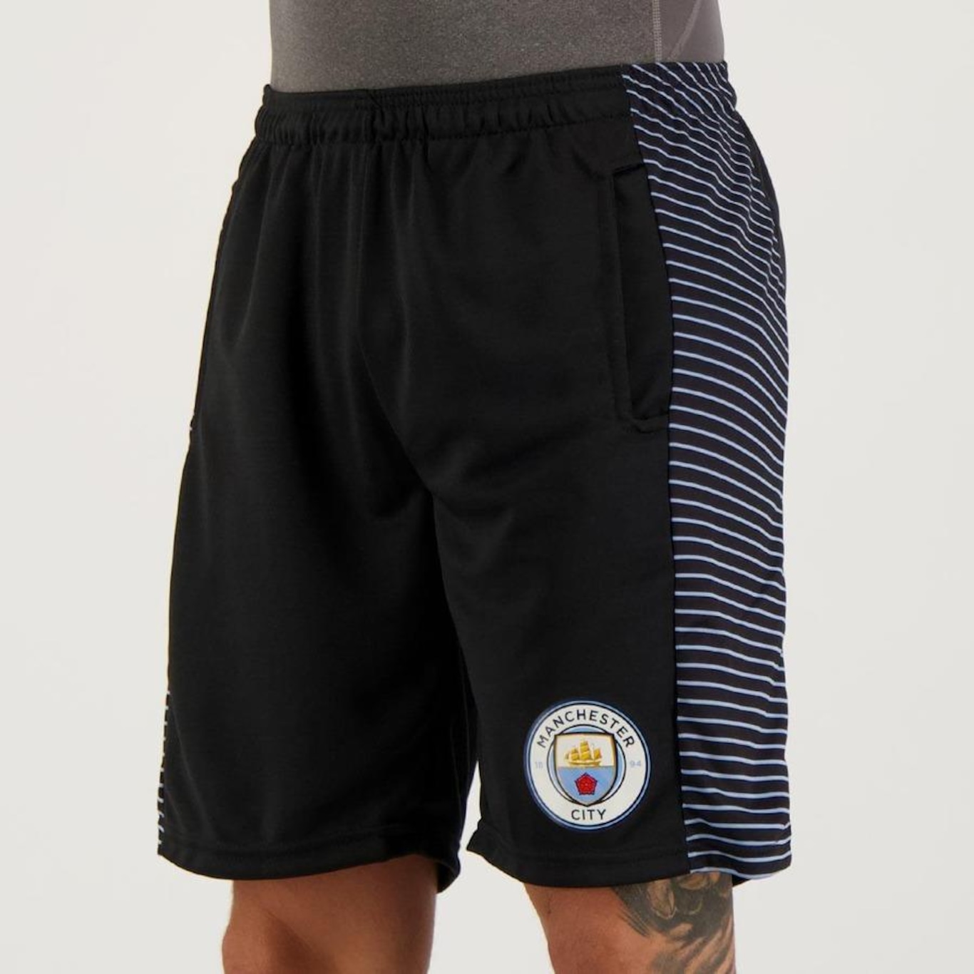 Bermuda Futfanatics Manchester City Pryce - Masculina - Foto 3