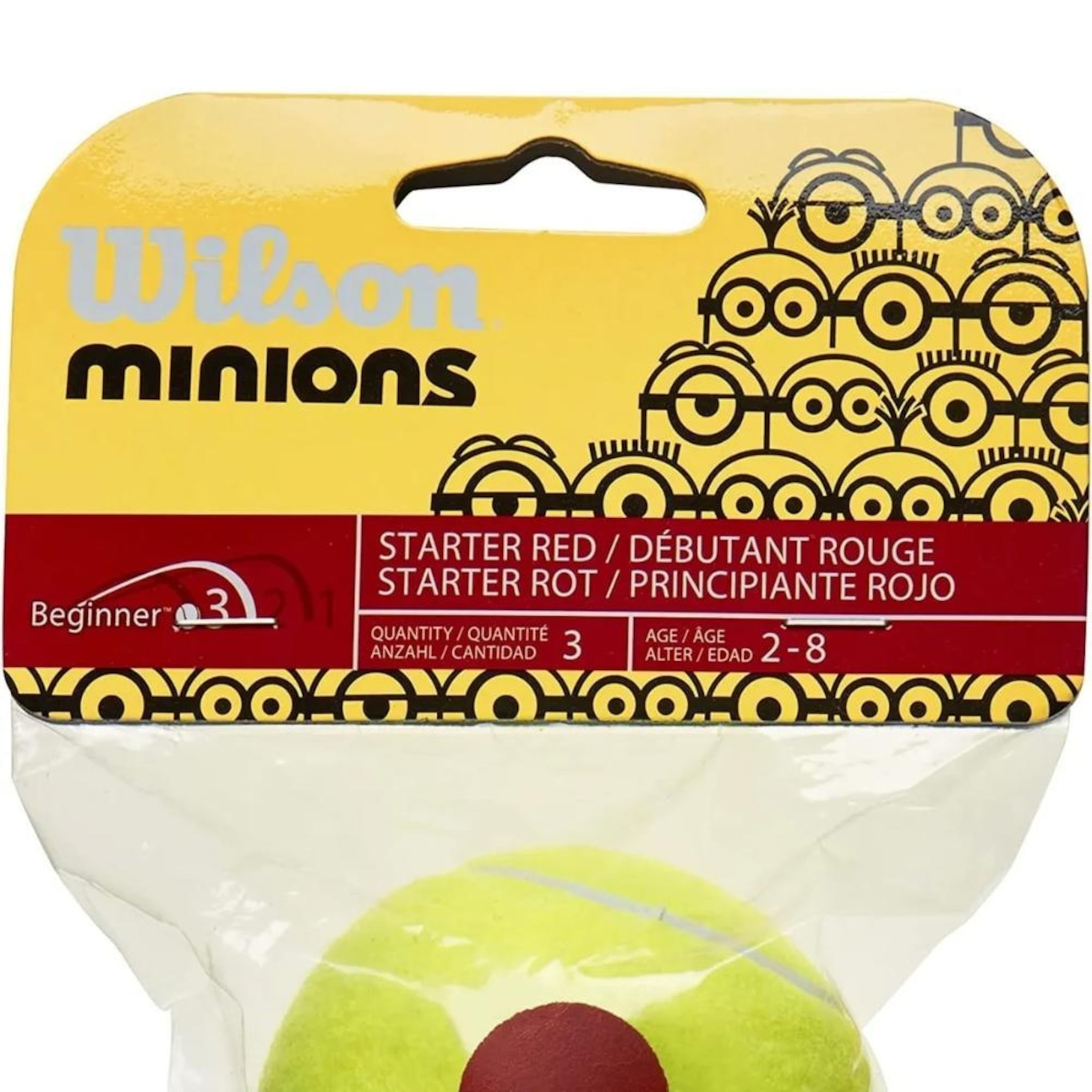 Bola de Tênis Wilson Minions Stage 3 - 3 Unidades - Foto 4