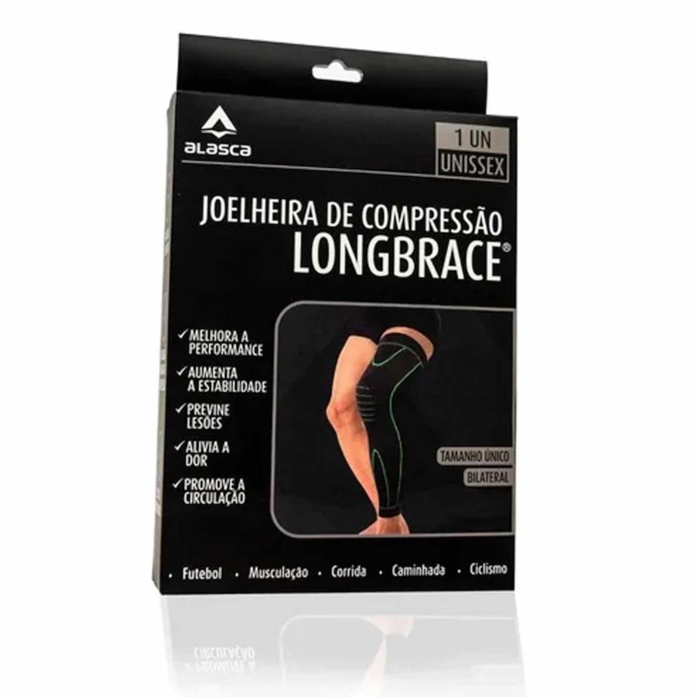 Joelheira de Compressão Alasca Longbrace - Adulto - Foto 4