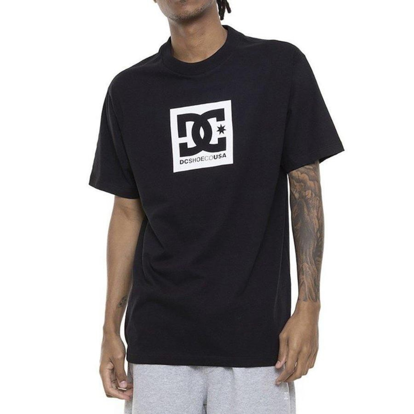 Camiseta DC Shoes Square Star - Masculina - Foto 1