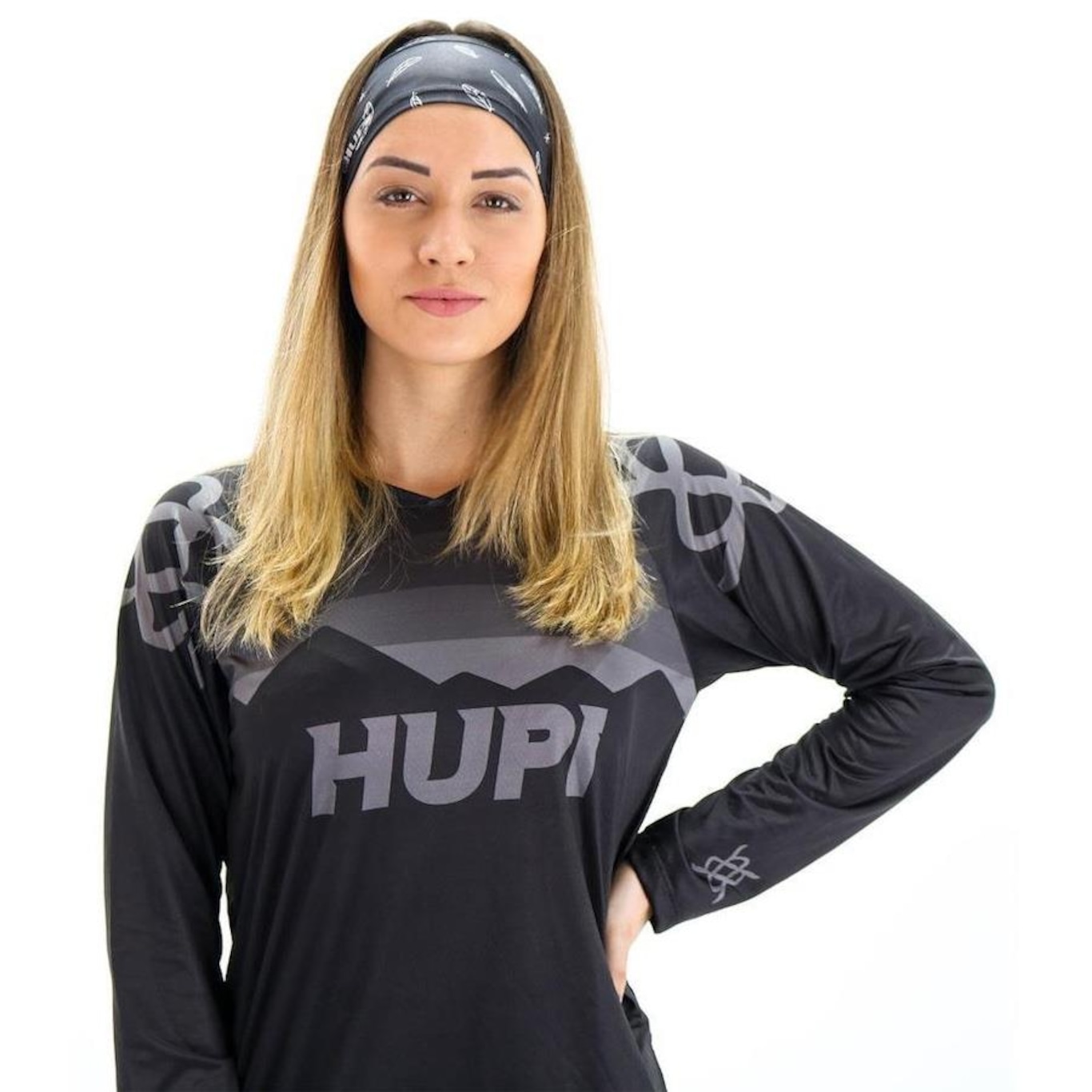 Kit de Testeira Headband HUPI Dark - 3 Unds - Foto 5