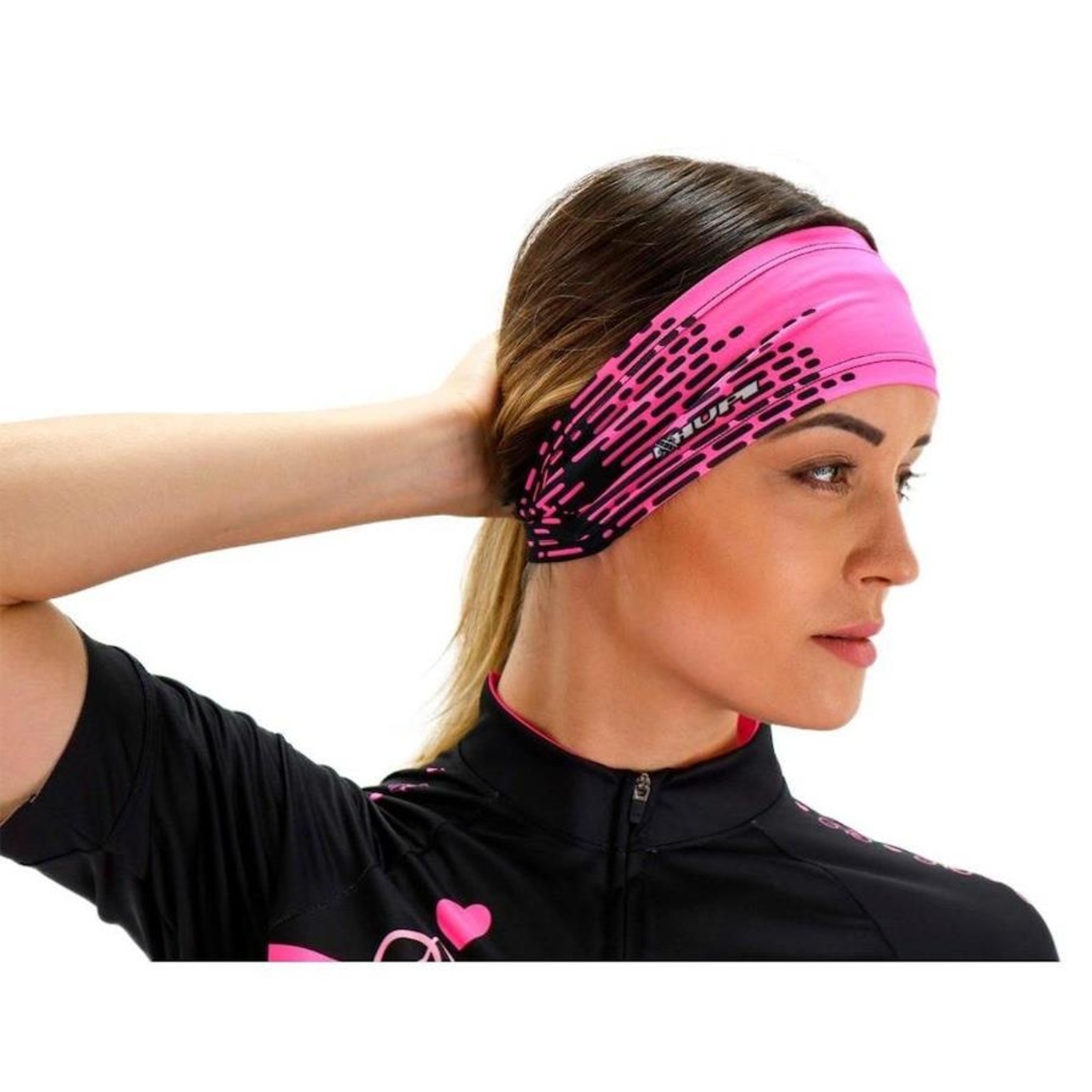 Kit de Testeira Headband HUPI Pink - 3 Unds - Foto 5