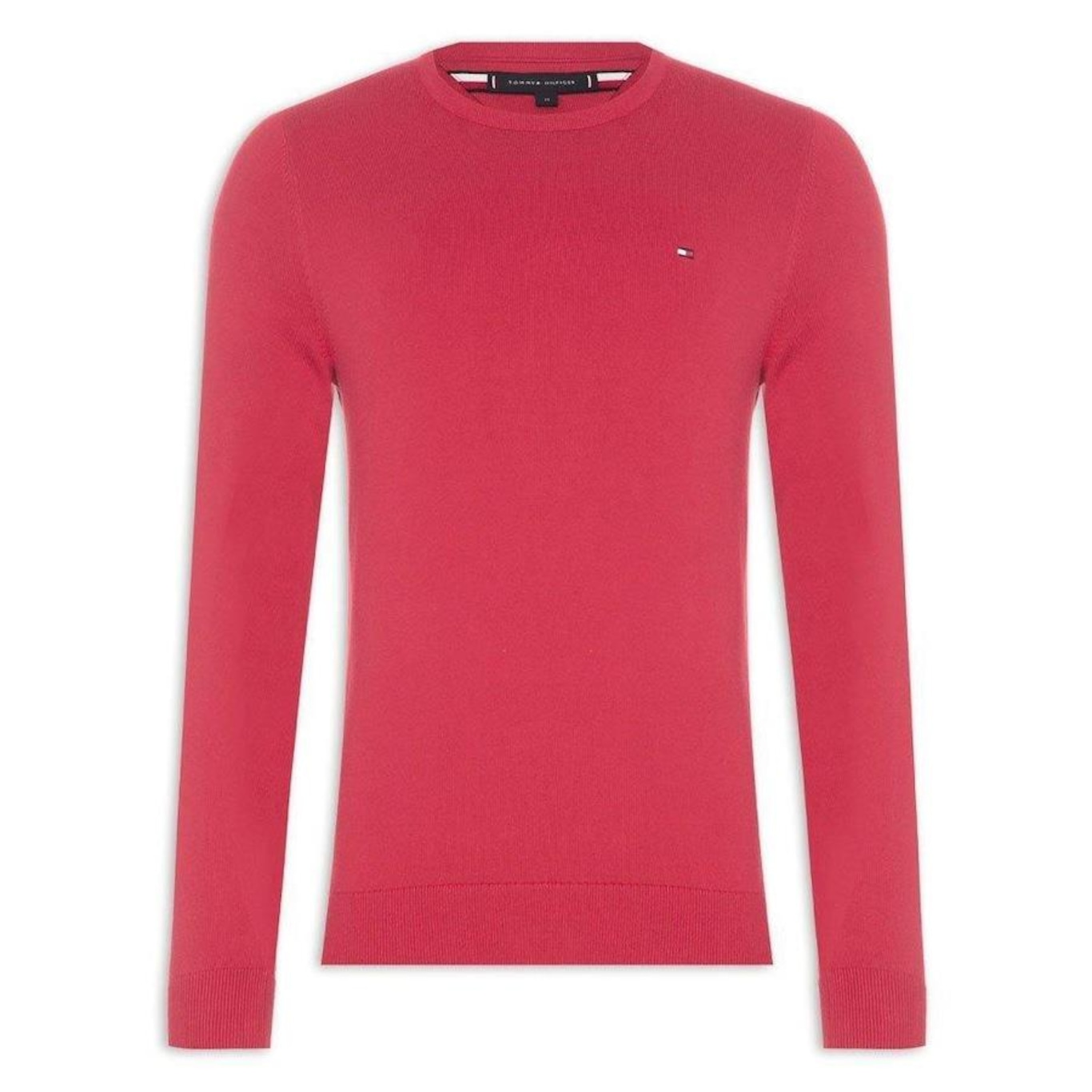 Blusão de Moletom com Capuz Tommy Hilfiger Manga Longa Tricot Wcc Signature Crew - Masculino - Foto 3