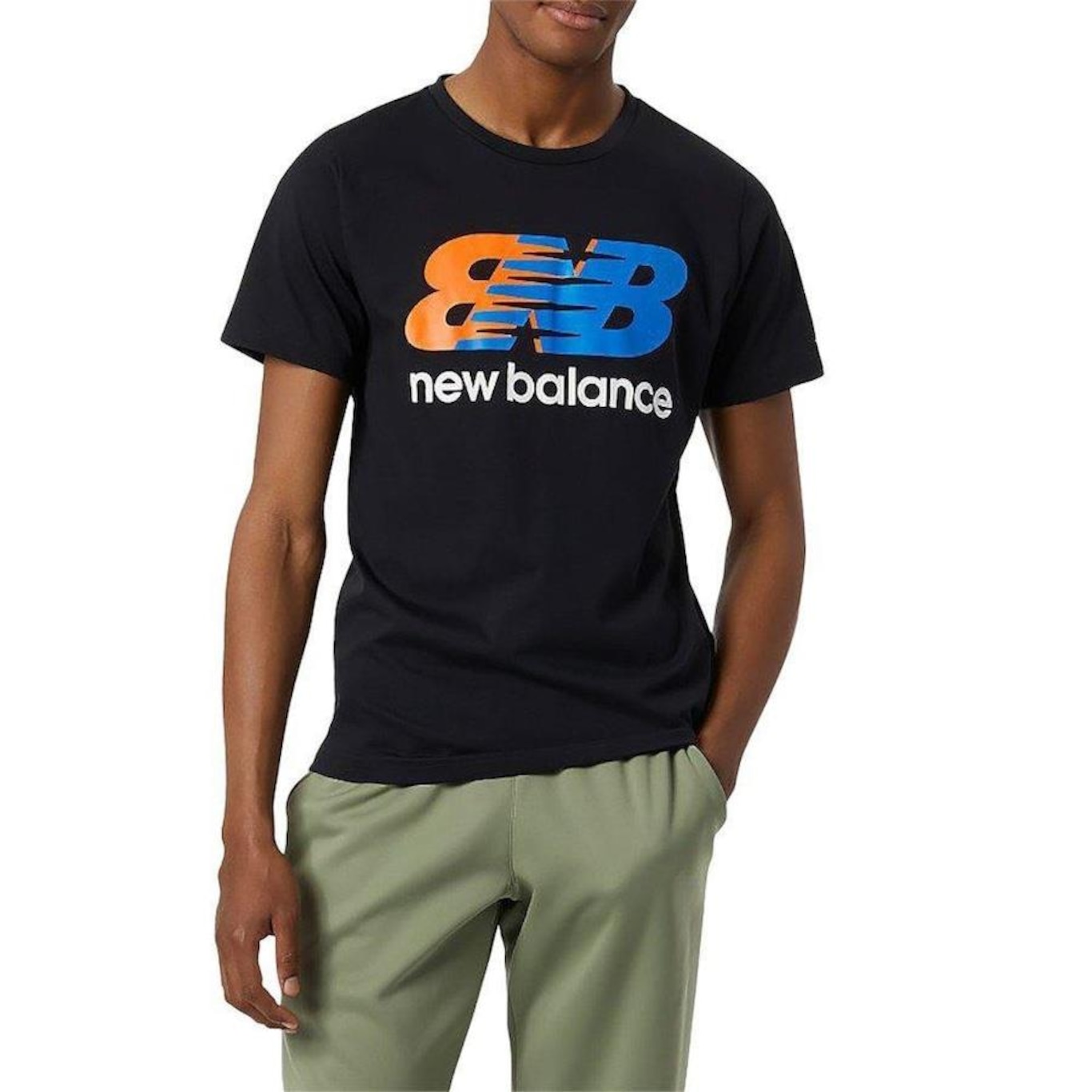 Camiseta New Balance Heathertech - Masculina - Foto 1