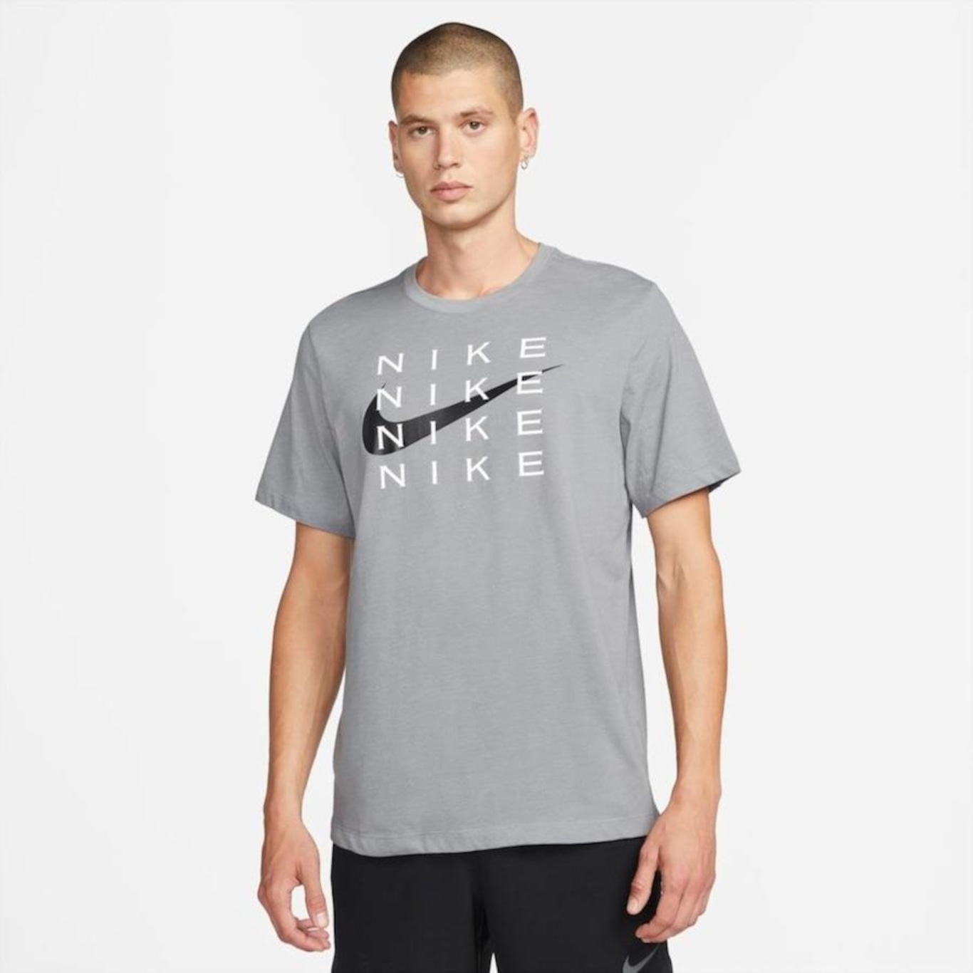 Camiseta Nike Dri-FIT Slub - Masculina - Foto 1