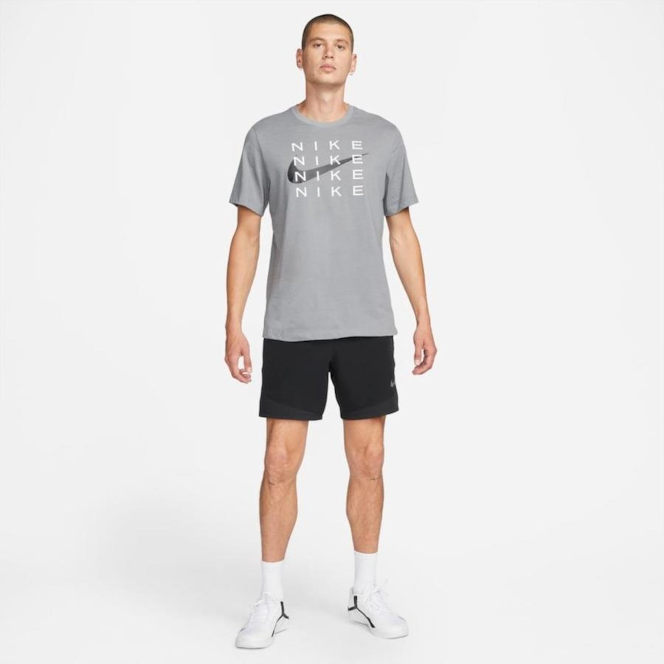 Camiseta Nike Dri-FIT Slub - Masculina - Foto 4