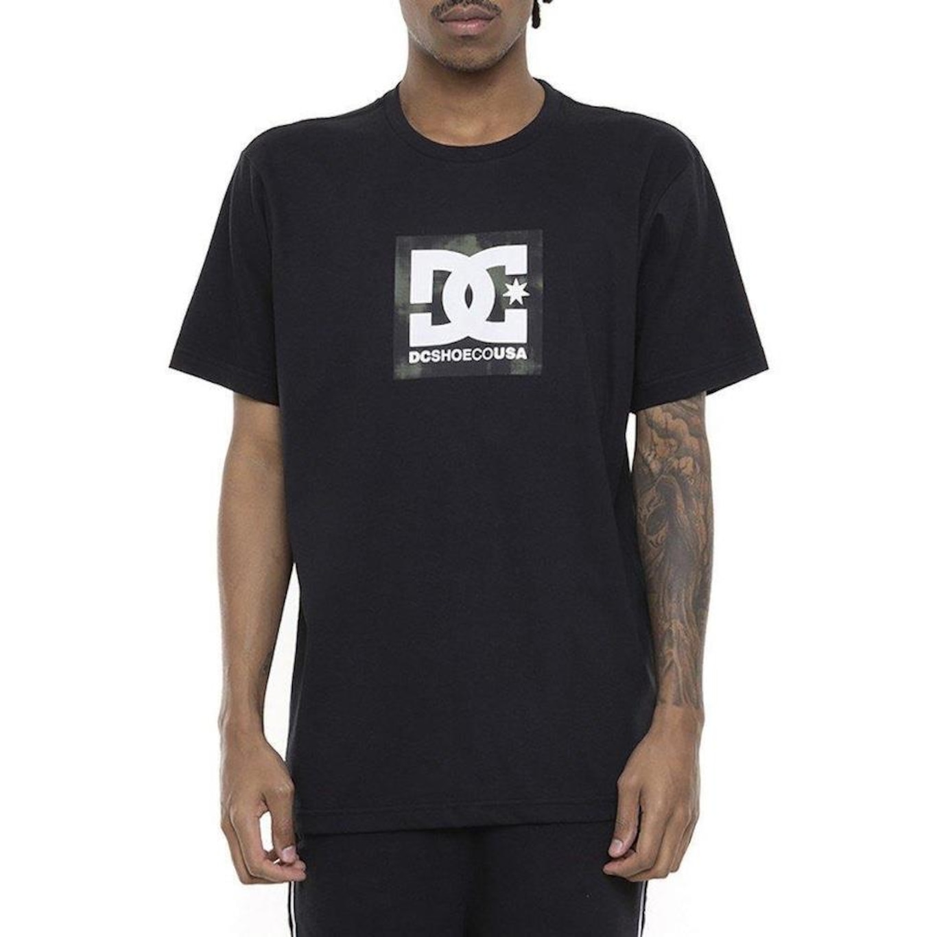 Camiseta DC Shoes DC Square Star Fill - Masculina - Foto 1