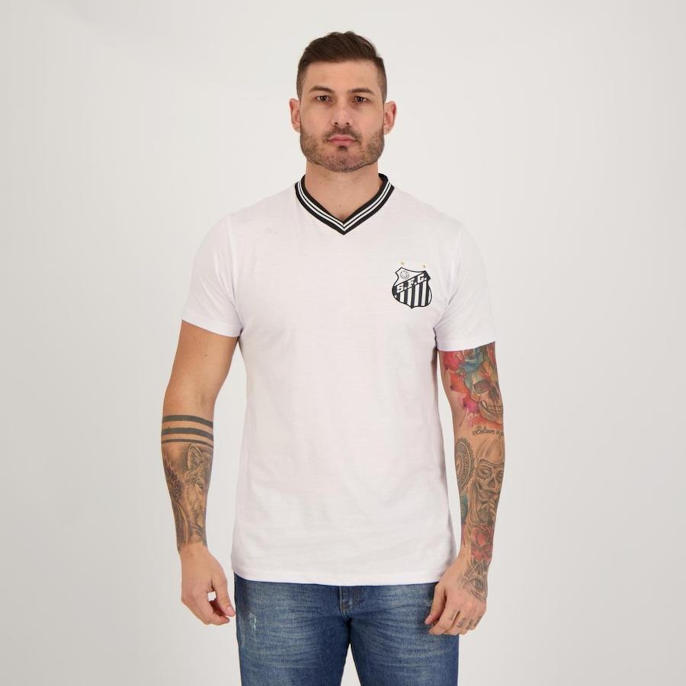 Camisa Futfanatics Santos New Ship - Masculina - Foto 1