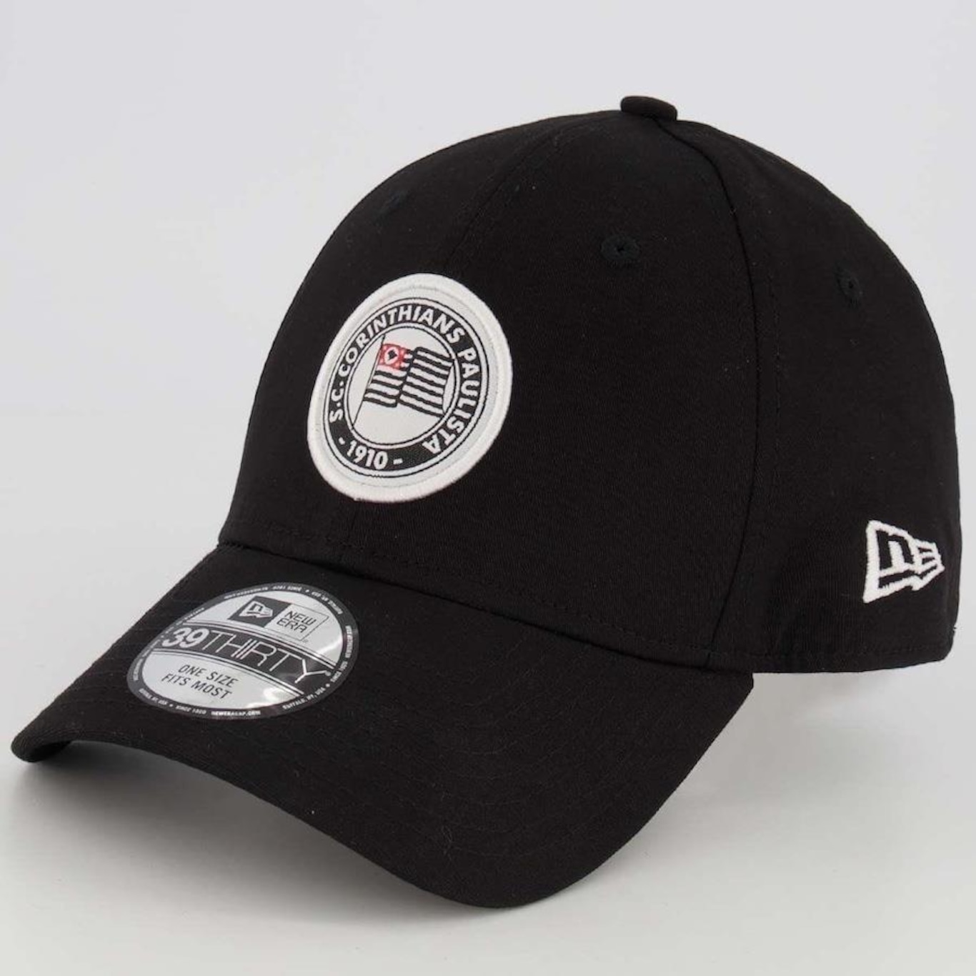 Boné Aba Curva New Era Corinthians - Snapback - Adulto - Foto 1